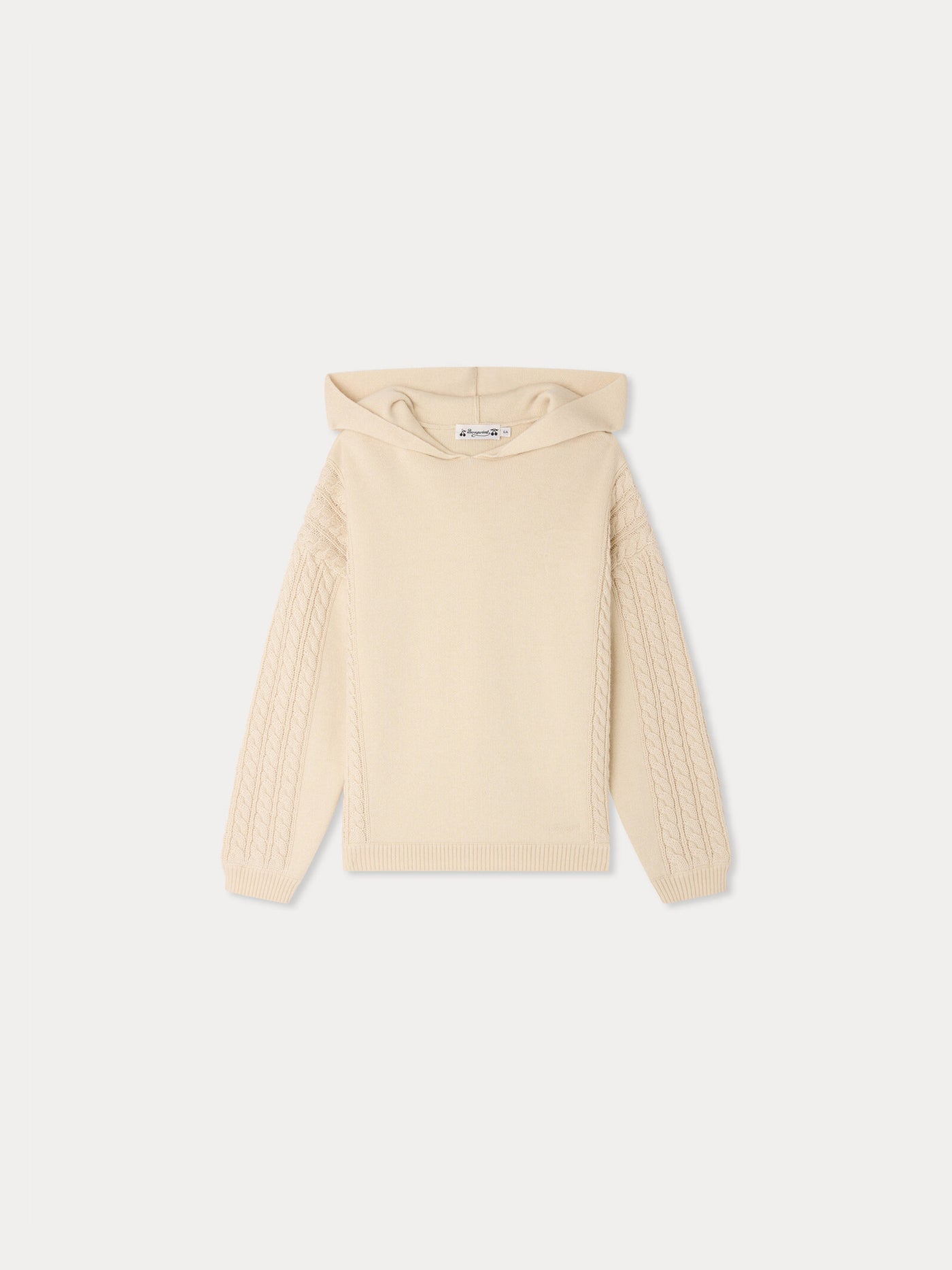 Matheus cable-knit hooded sweater
