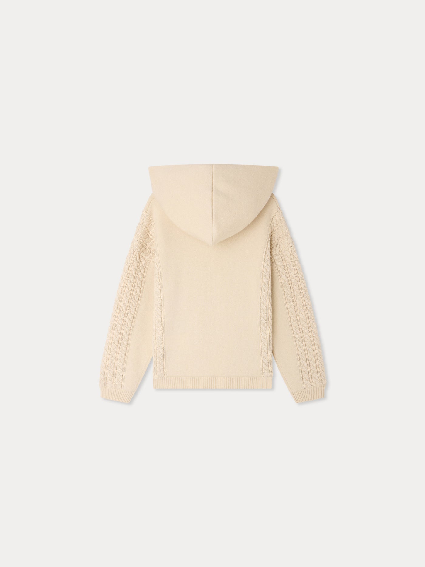 Matheus cable-knit hooded sweater