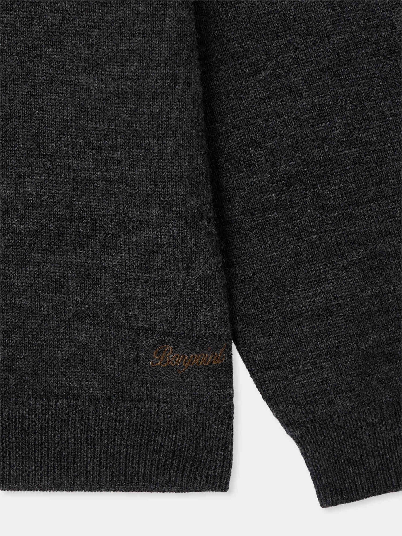 Gert jumper with zip collar in wool