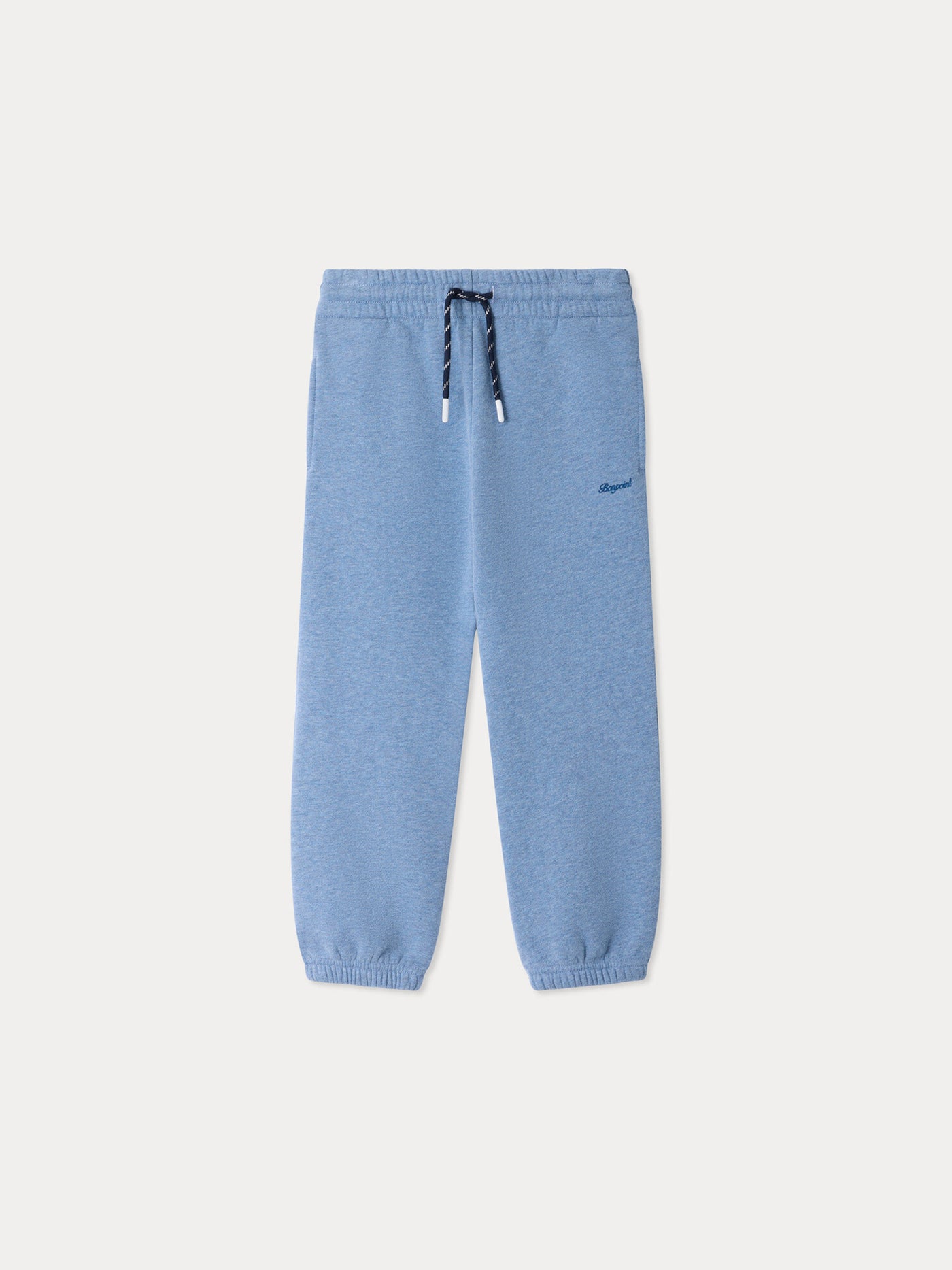 Langston blue organic cotton jogging bottoms