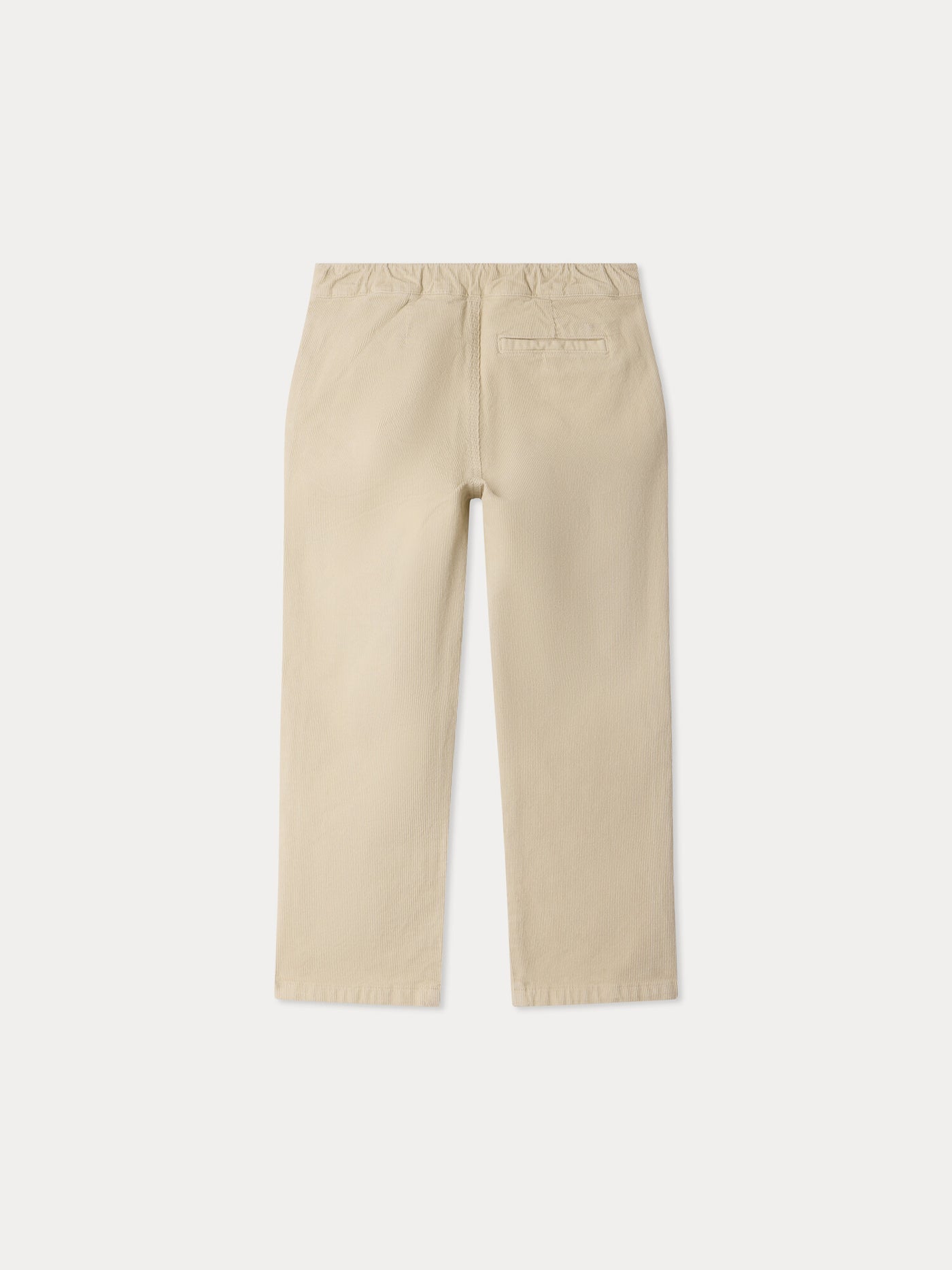 Mirak straight trousers with embroidery in organic cotton