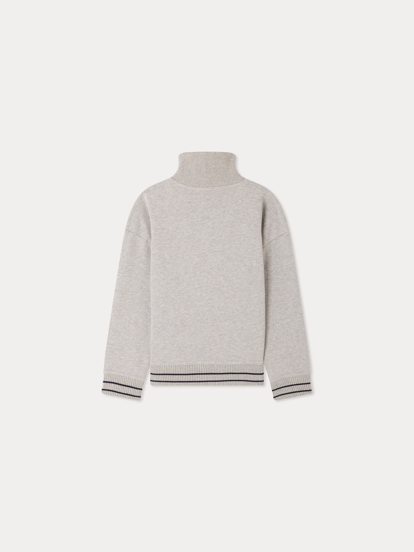 Theos high-neck sweatshirt in organic cotton