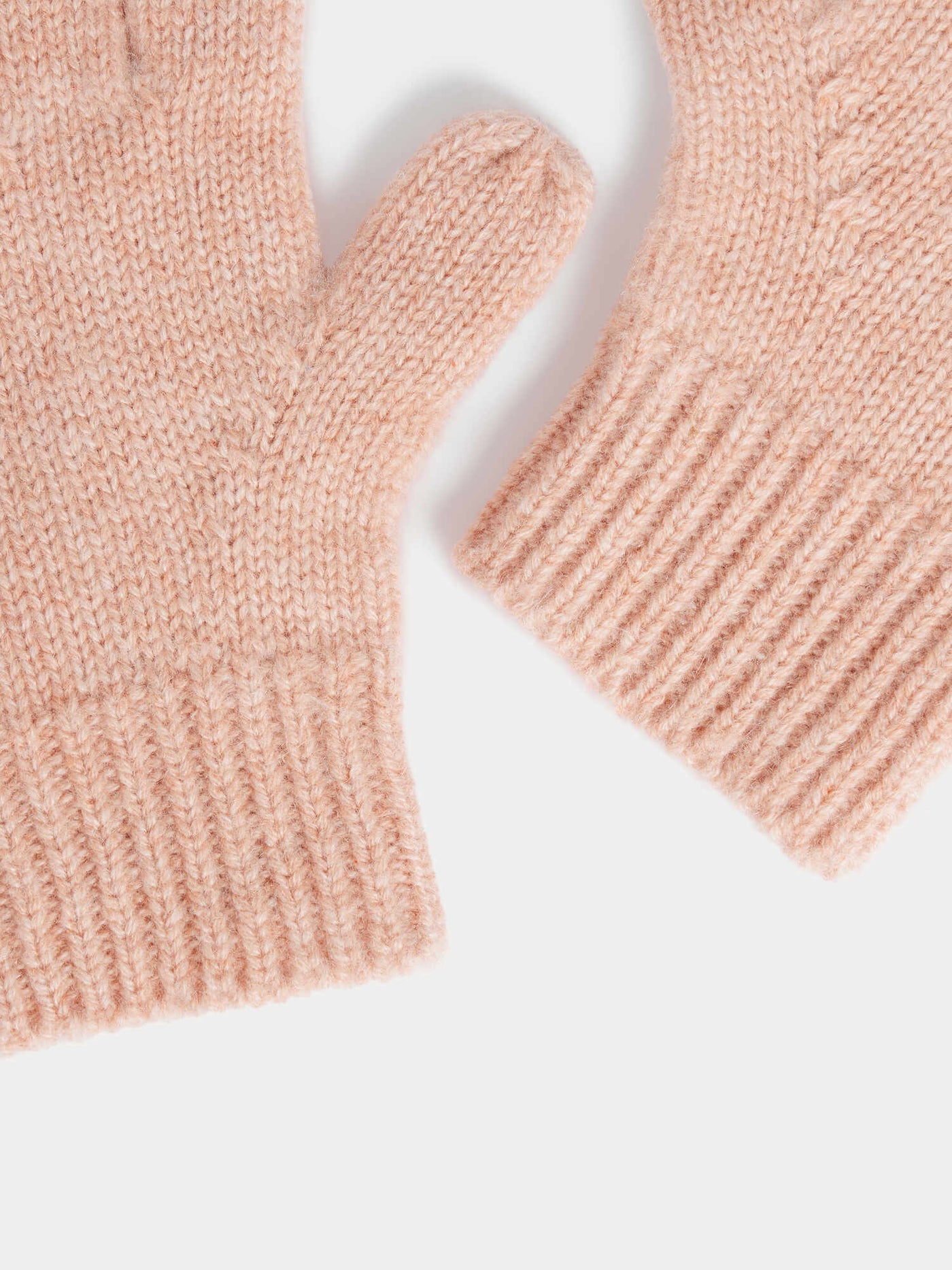 Birk pink cashmere gloves