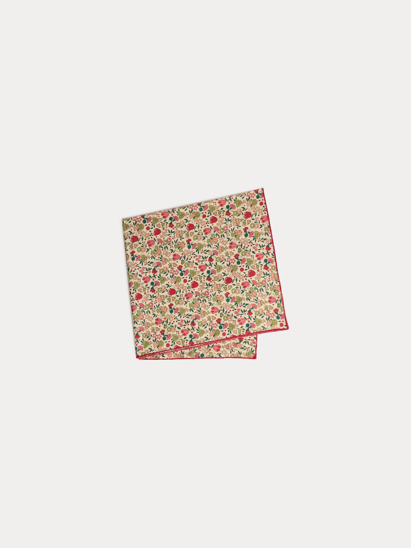 Cayati scarf in pink Liberty fabric, in organic cotton