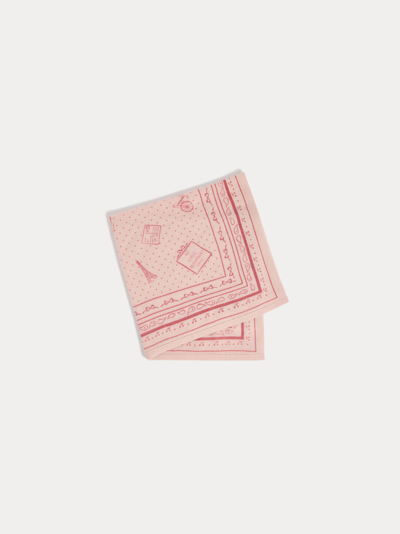 Marcy pink cashmere scarf