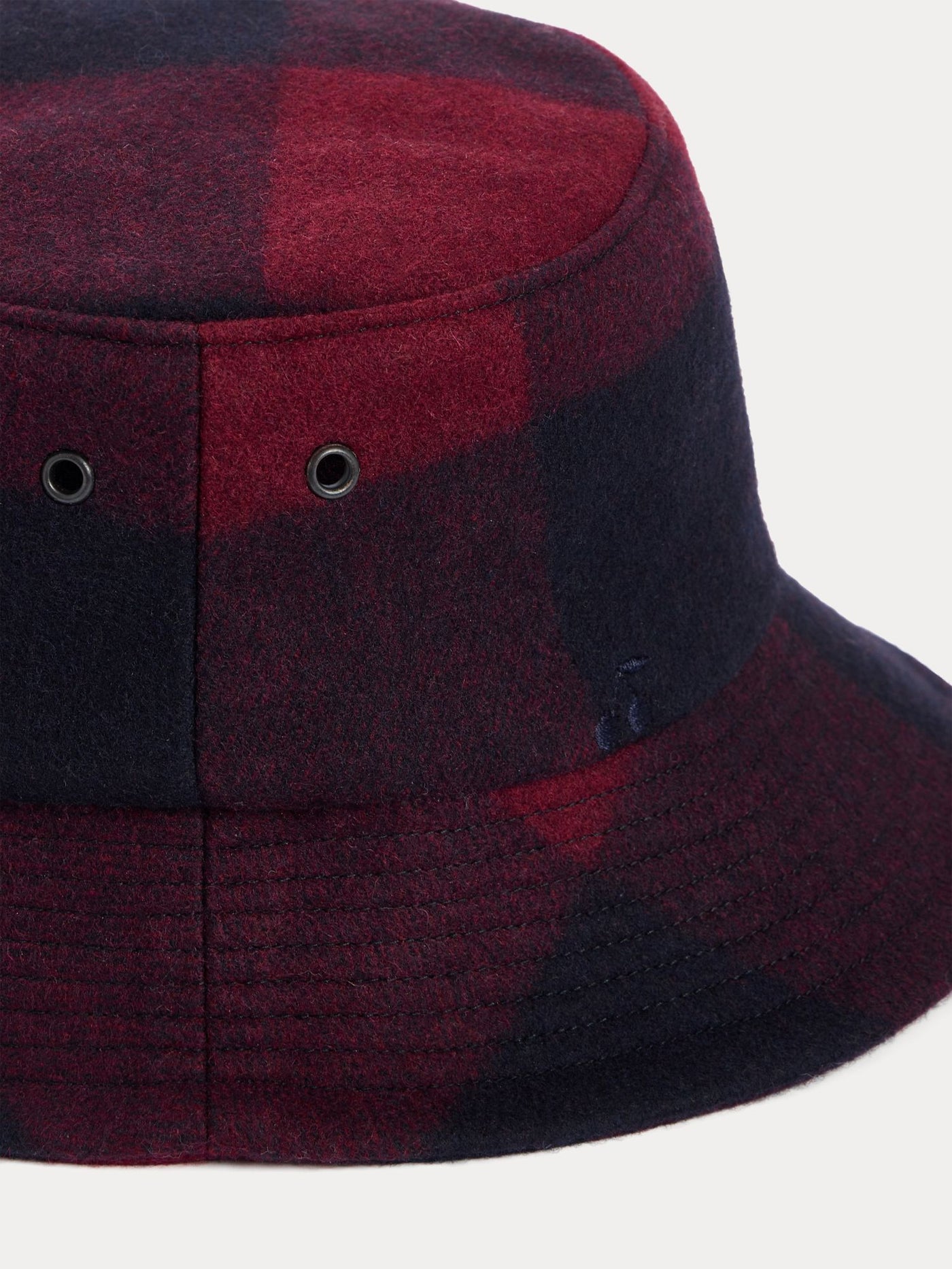 Bob Theana burgundy checkered