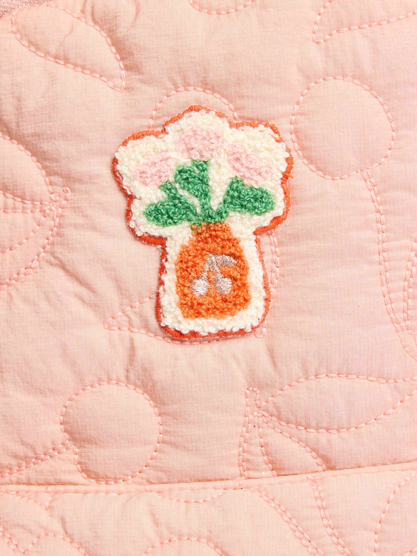 Java backpack embroidered with cherries and water repellent
