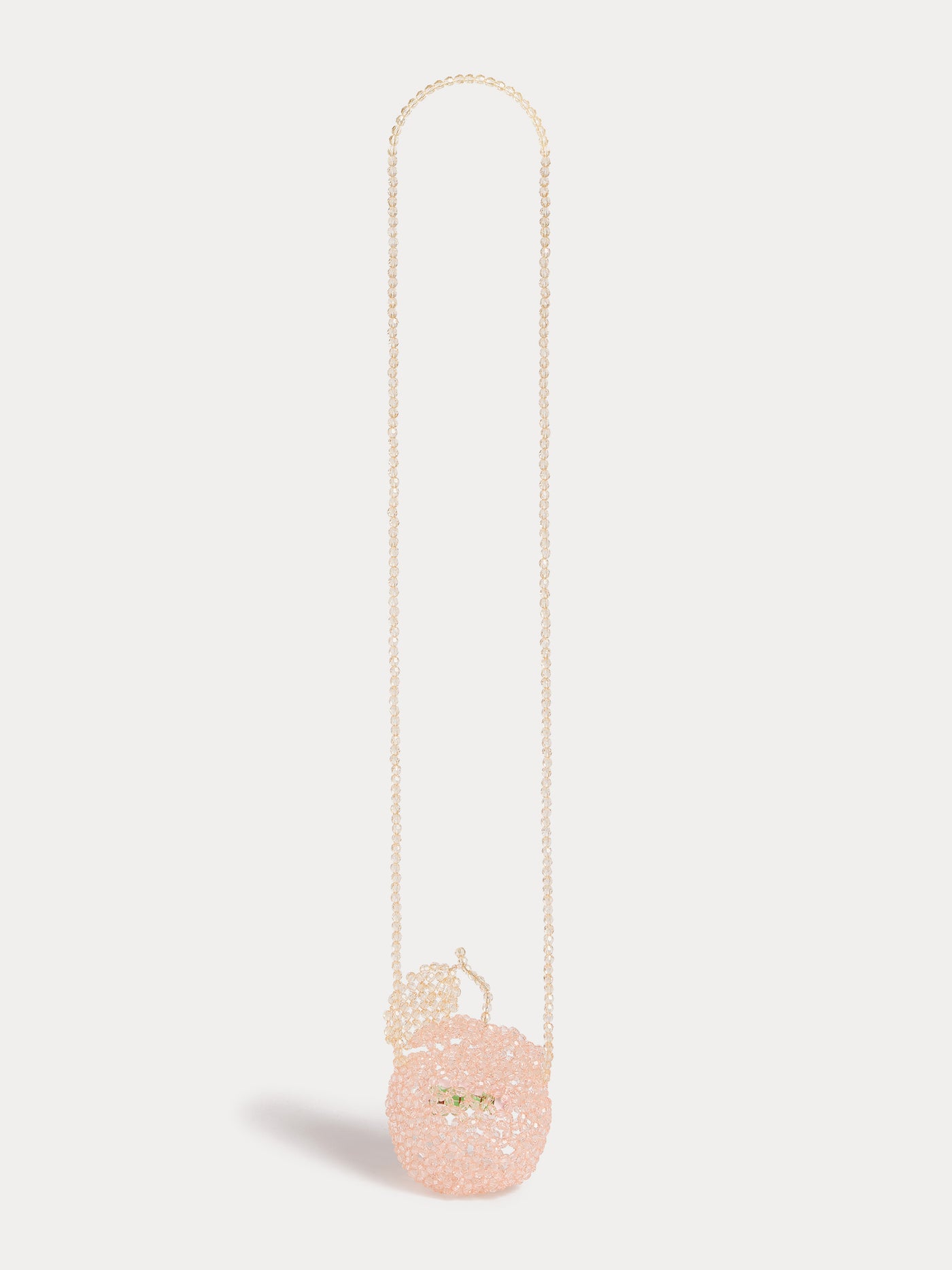 Maliya jewellery bag shaped like a beaded cherry