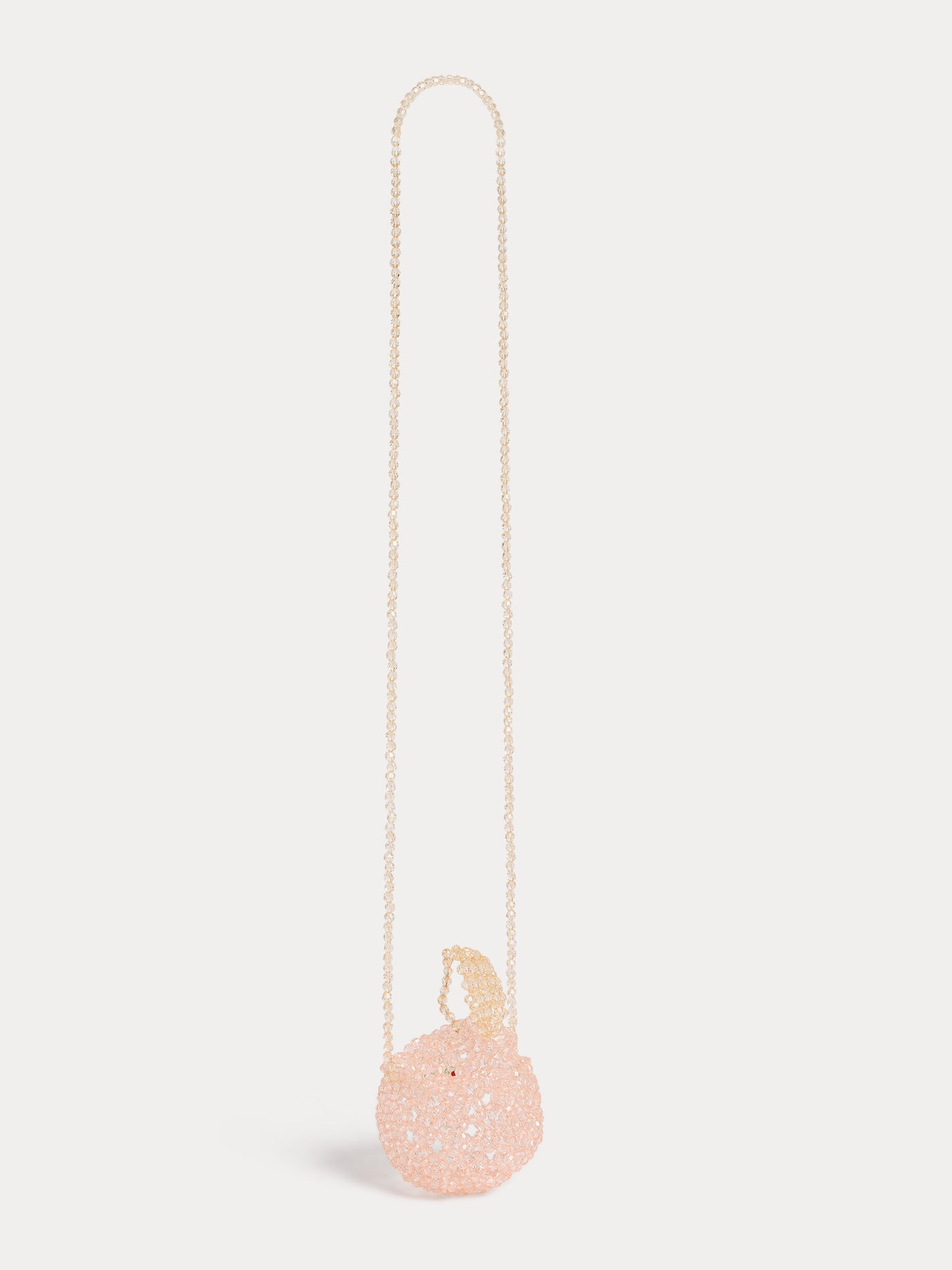Maliya jewellery bag shaped like a beaded cherry