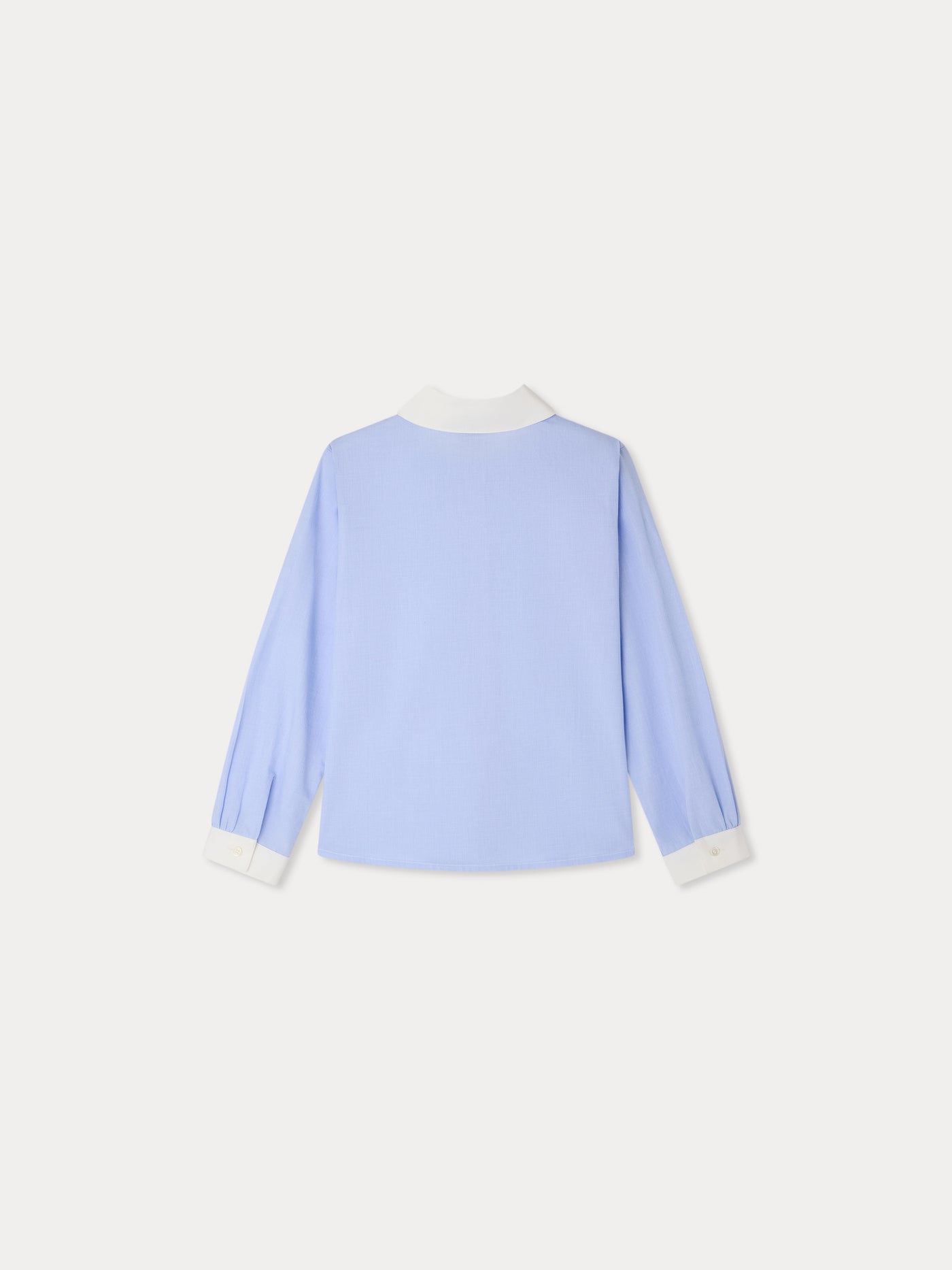 Bonpoint x Maison Kitsuné Marlene embroidered blouse in organic cotton