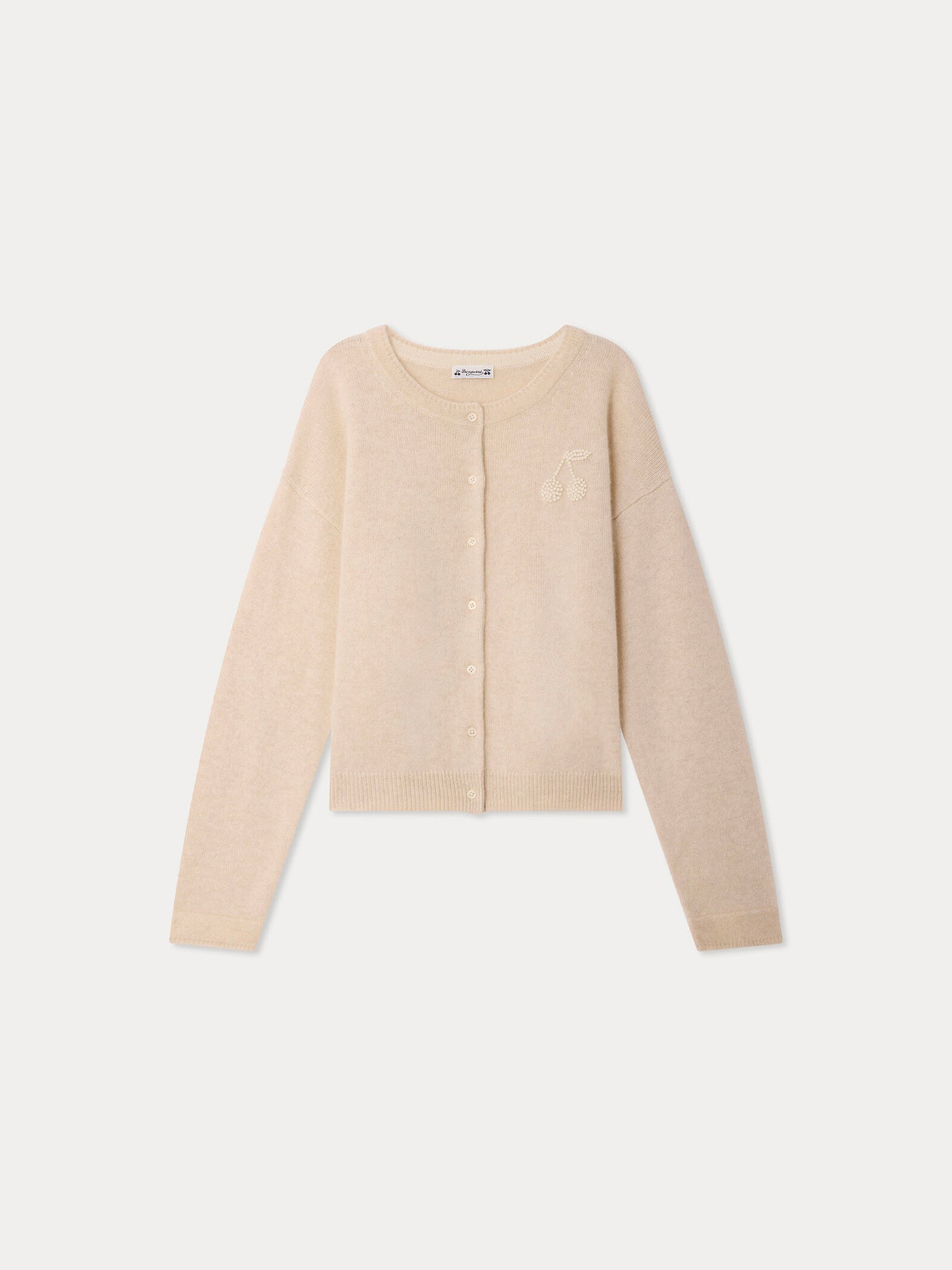 Judicael Grown-Up cashmere cardigan with hand-embroidered cherry