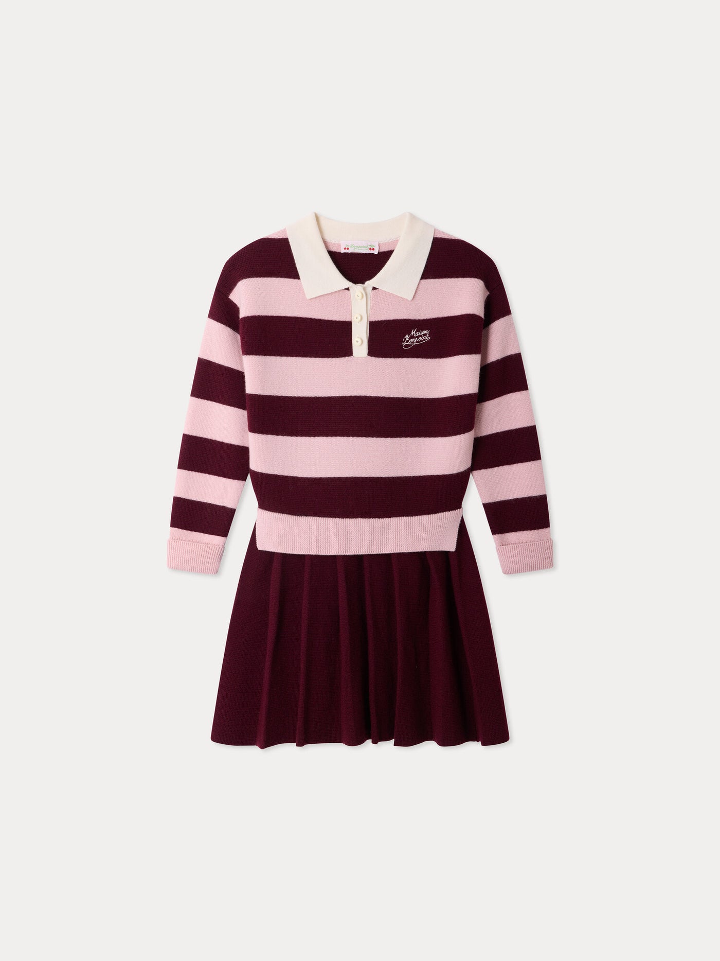 Maeva striped polo dress