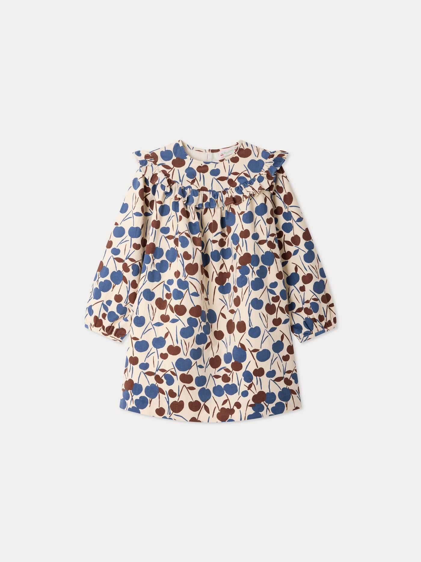 Bevika dress in organic cotton velvet