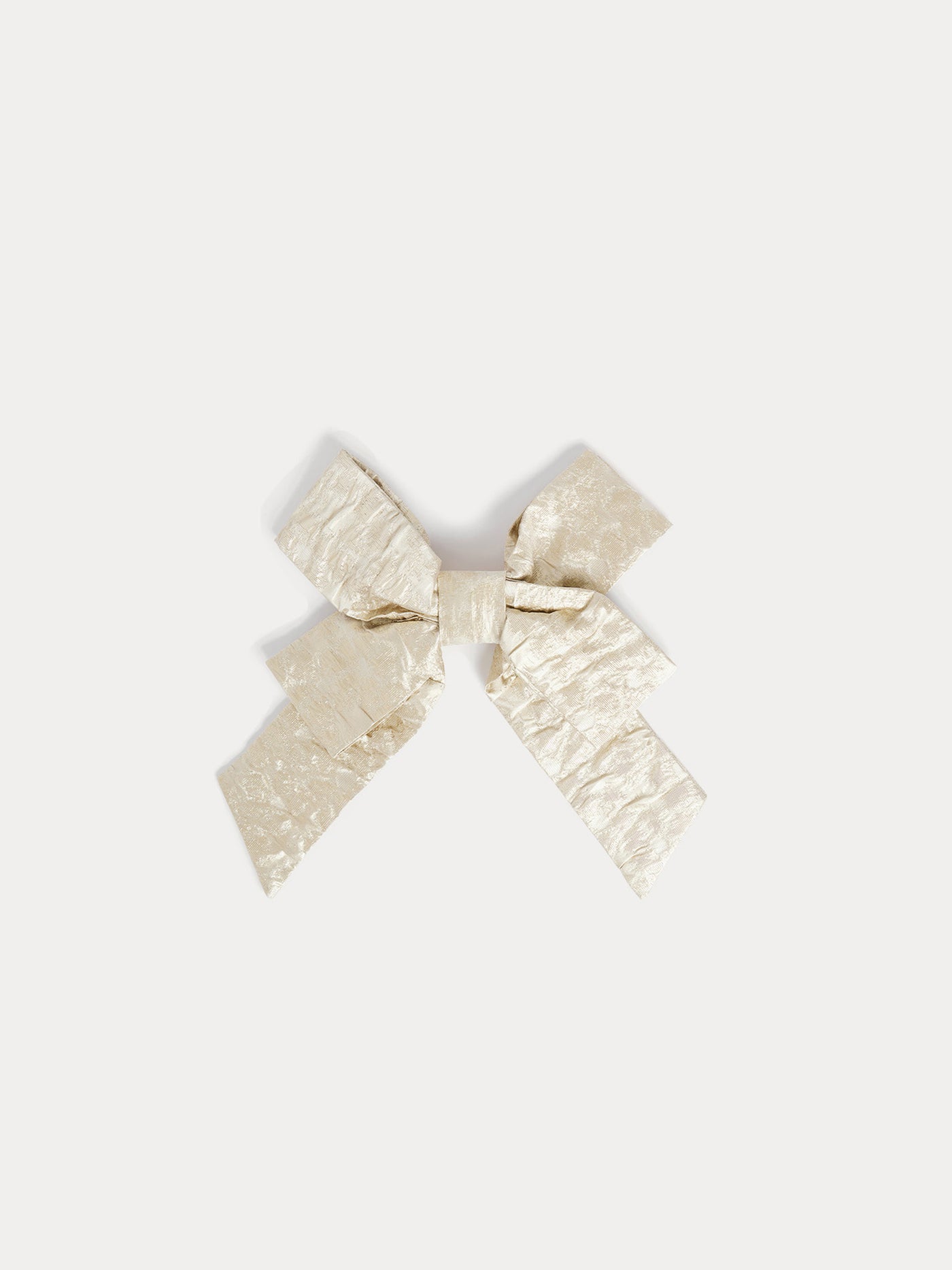 Hair clip Domine in gold jacquard