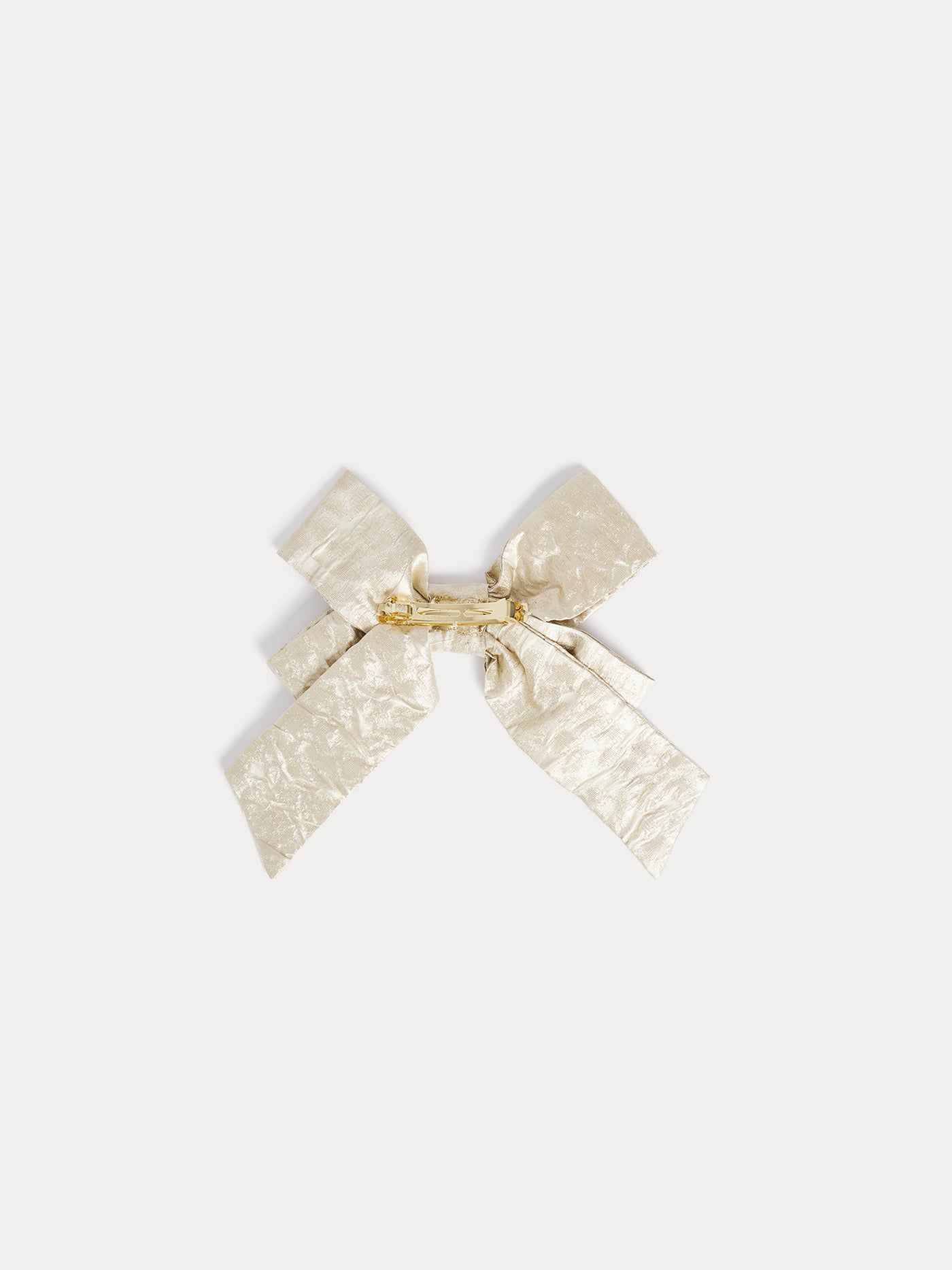 Hair clip Domine in gold jacquard