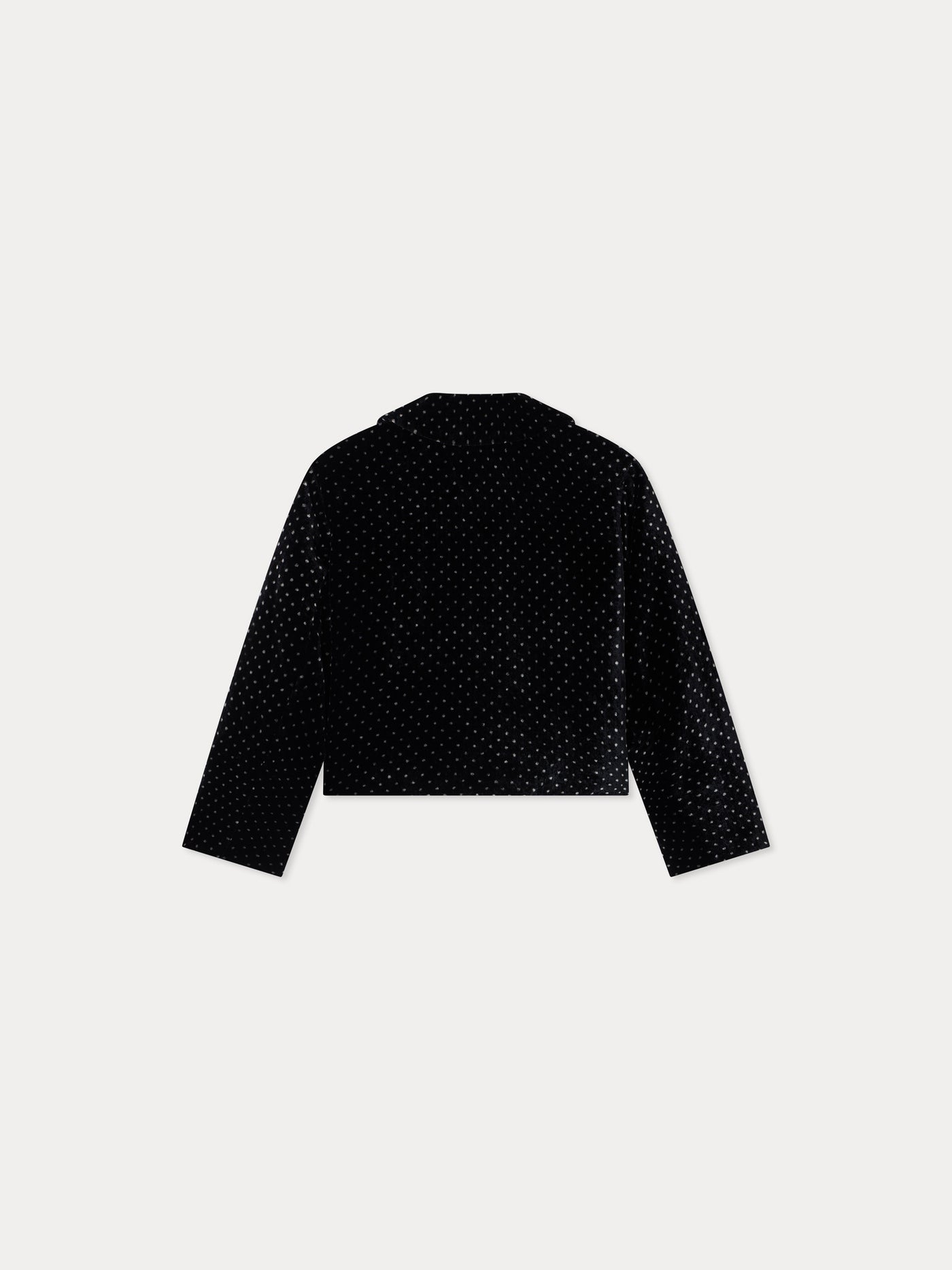 Jacket Maeliane in polka-dot print velvet