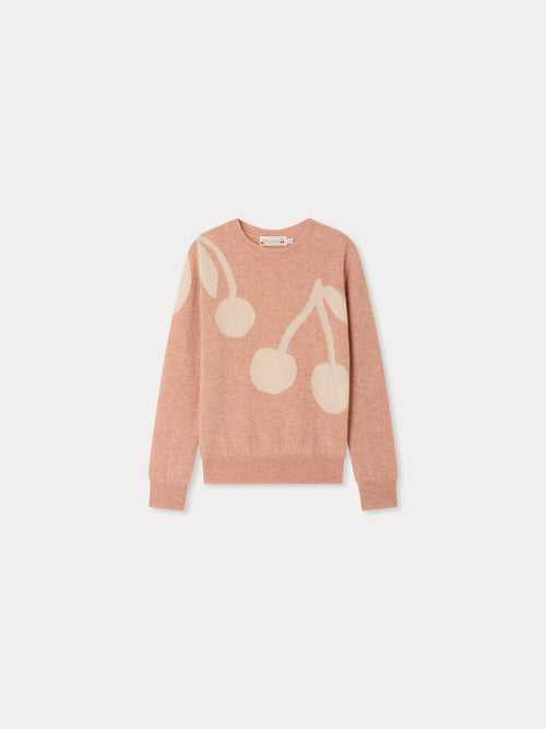 Margaux cherry cashmere sweater
