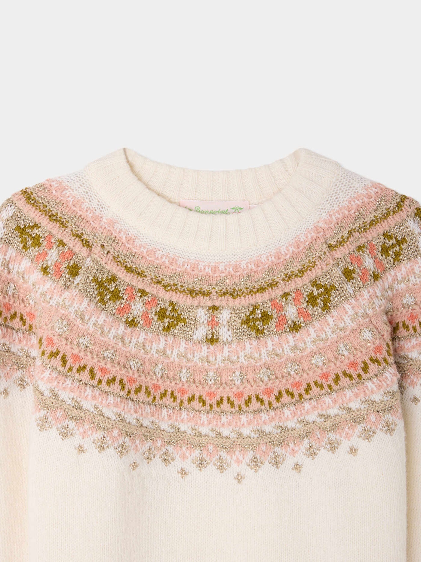 Mirela jumper in embroidered jacquard