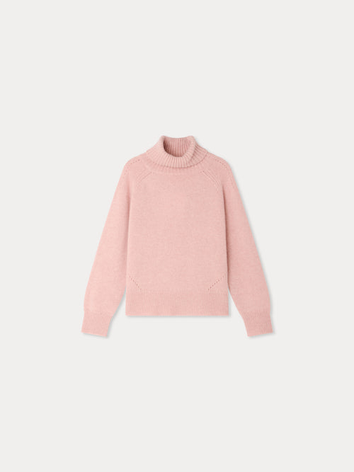Jelisea roll-neck jumper in wool and cashmere