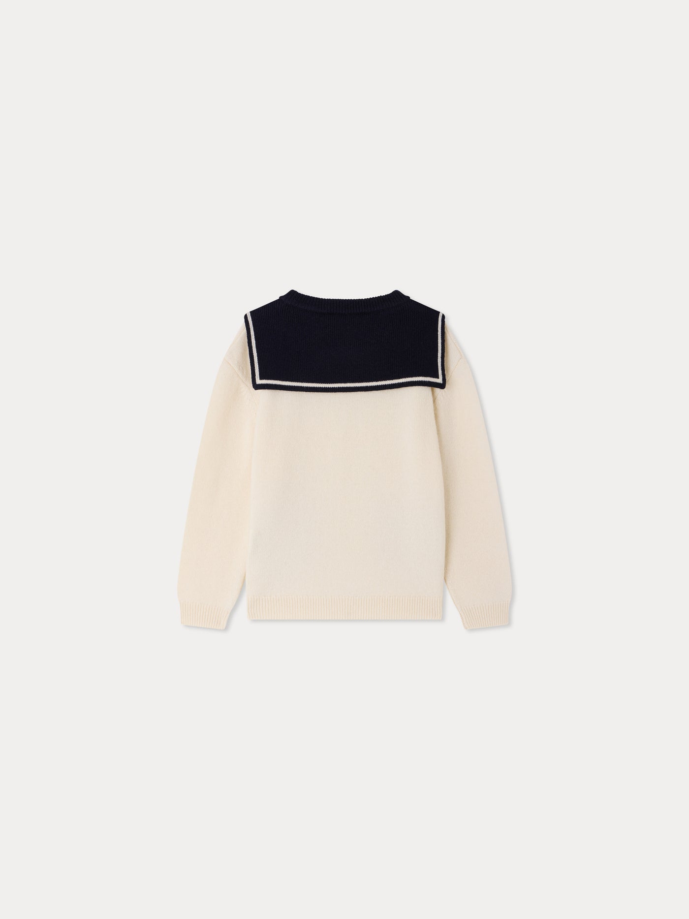 Mahini jumper with sailor collar in wool