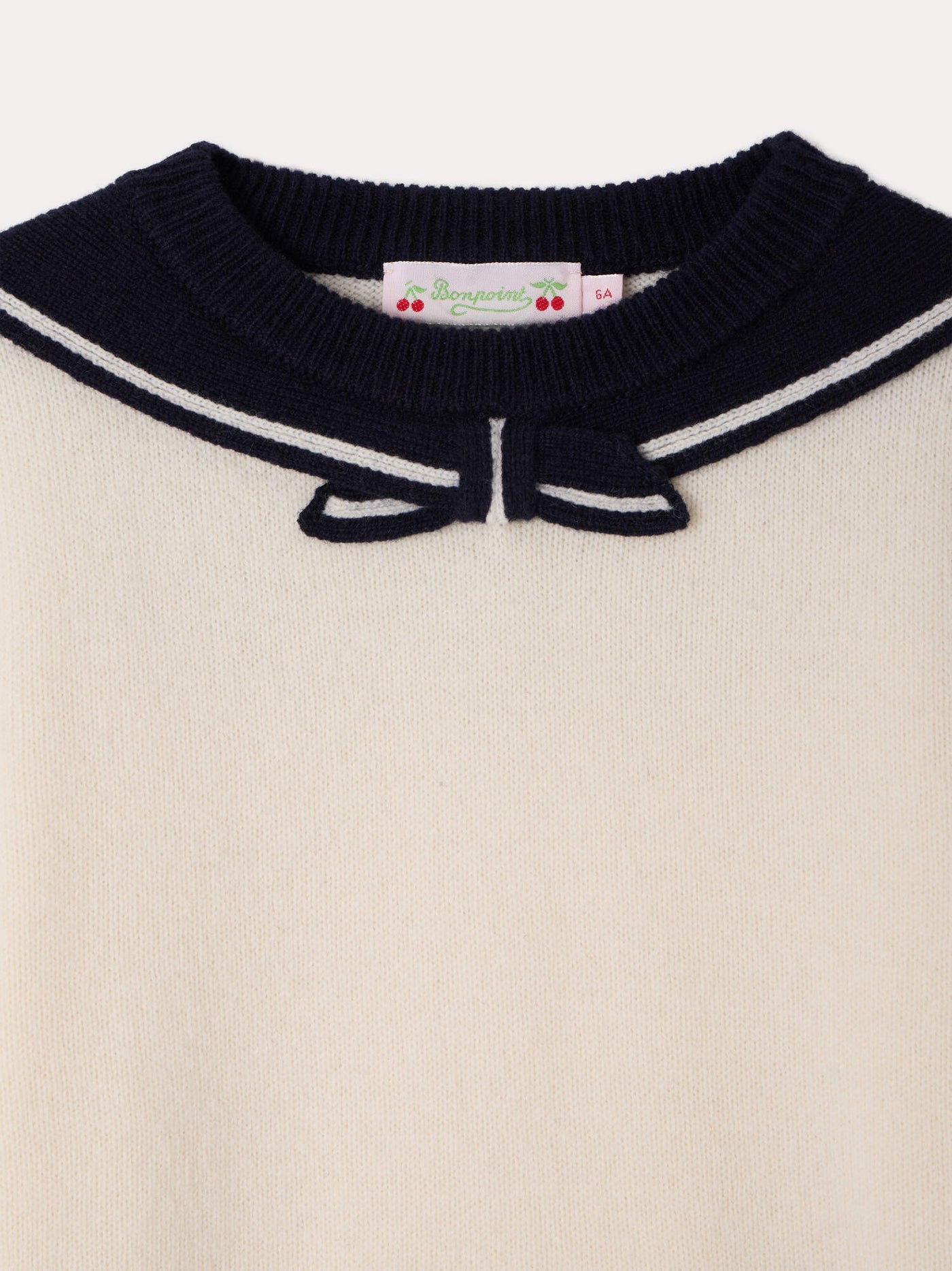 Mahini jumper with sailor collar in wool