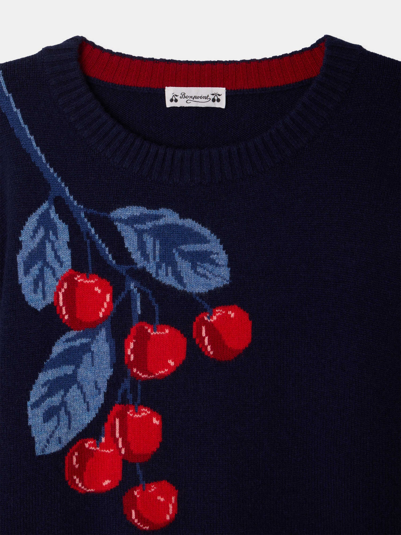Maxine Grown-Up round-neck sweater with cherries