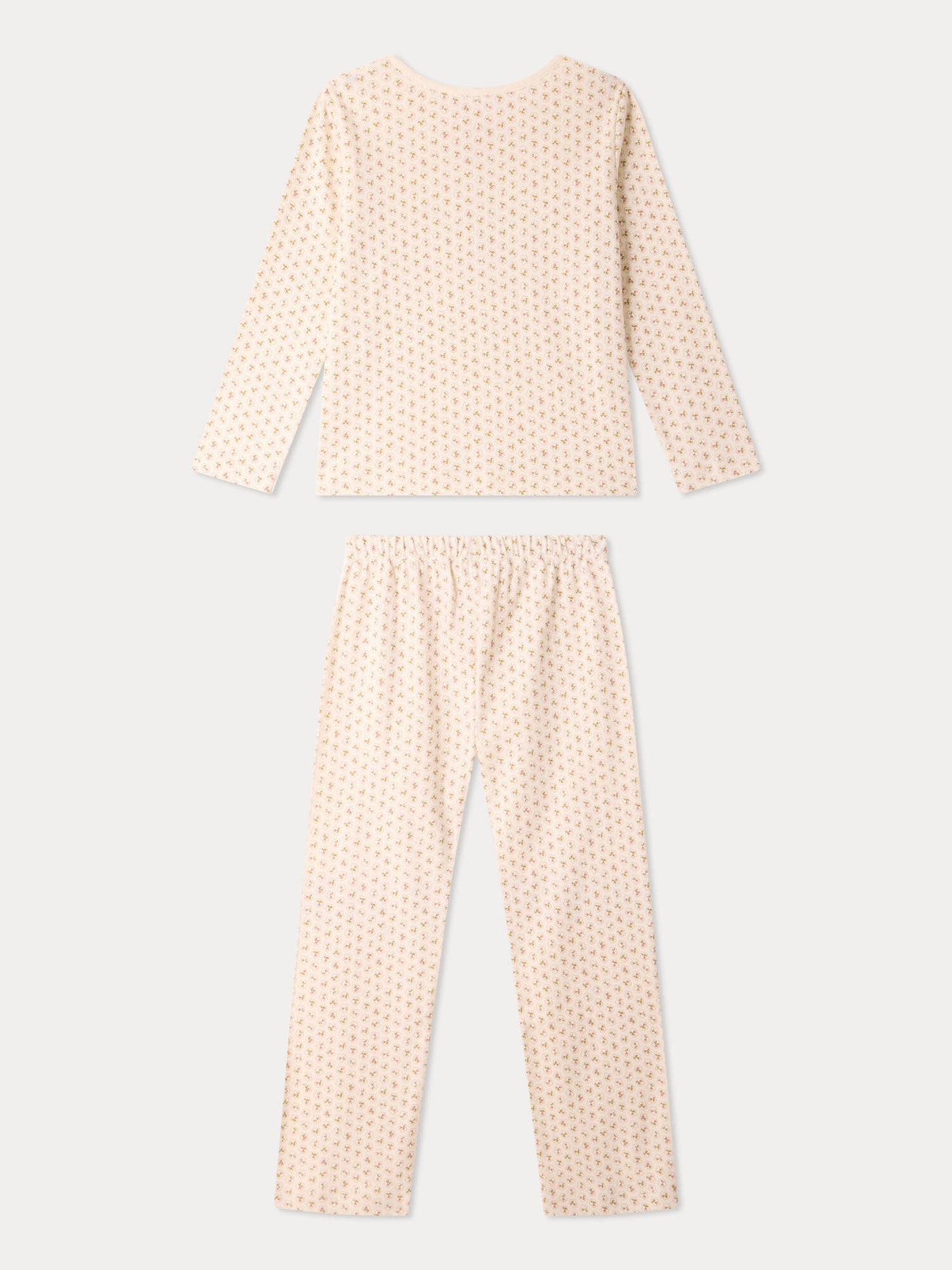 Bellina cherry print organic cotton pyjamas
