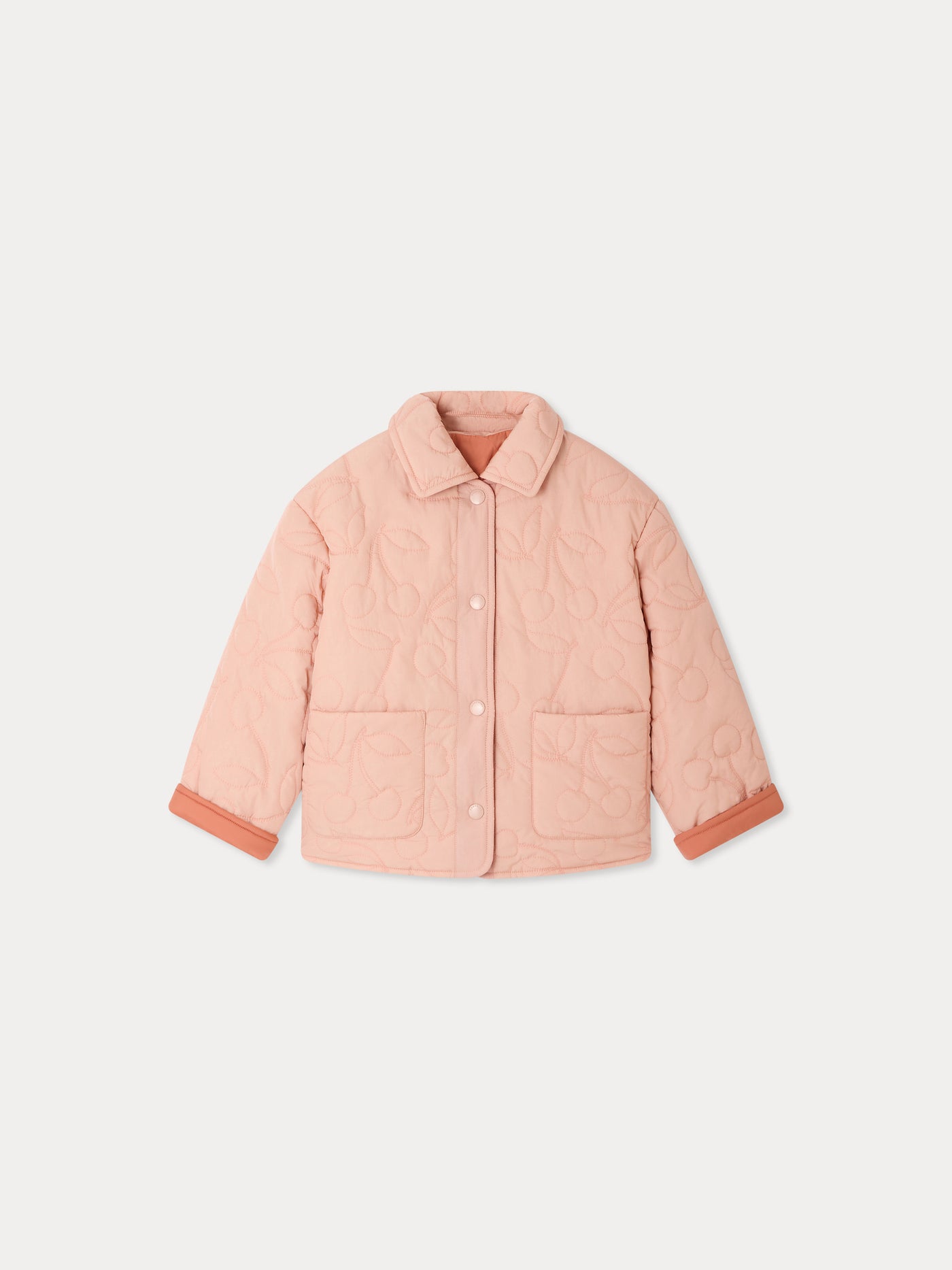 Molly reversible and quilted cherry jacket