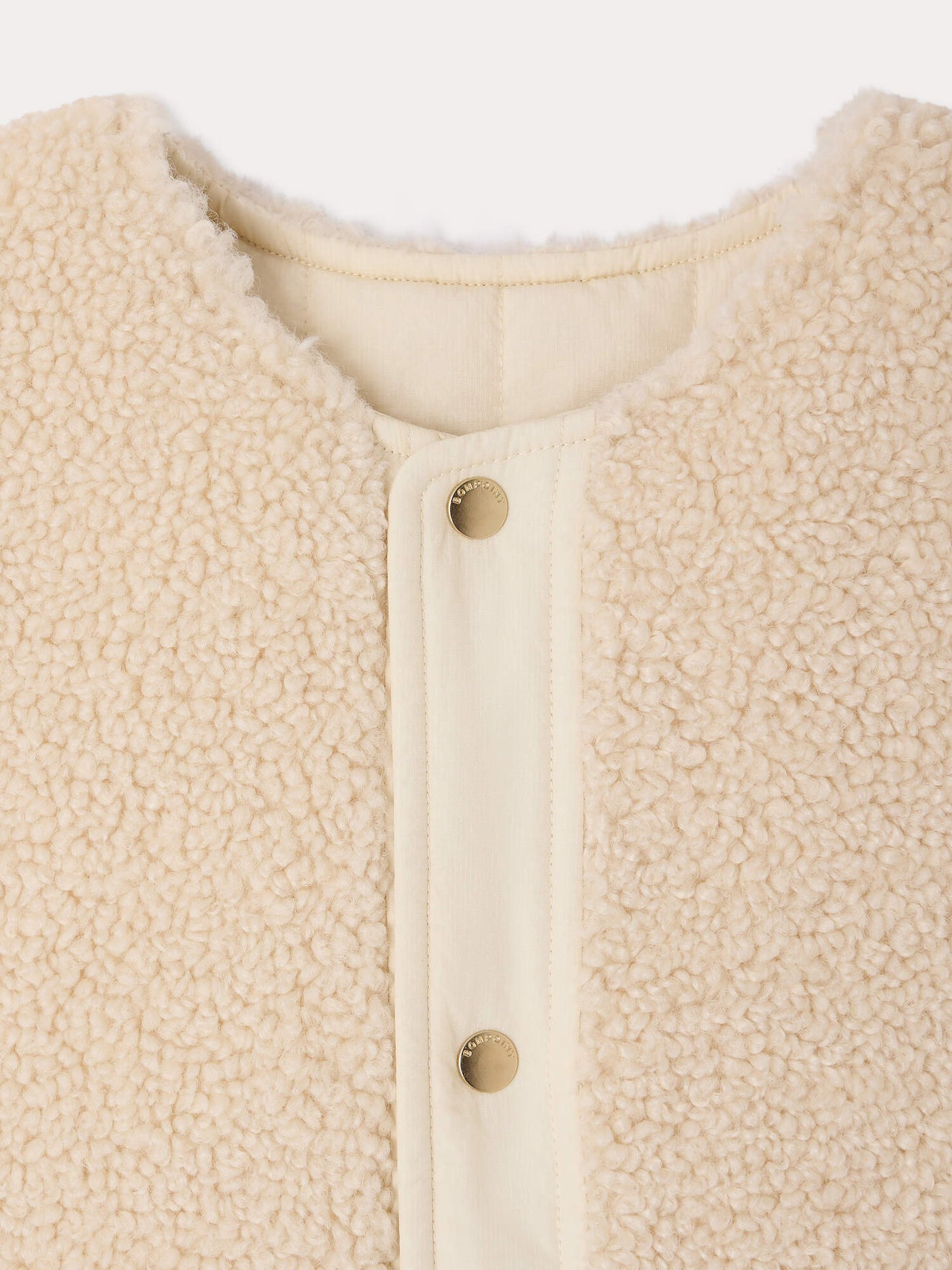 Maya reversible sleeveless faux fur jacket