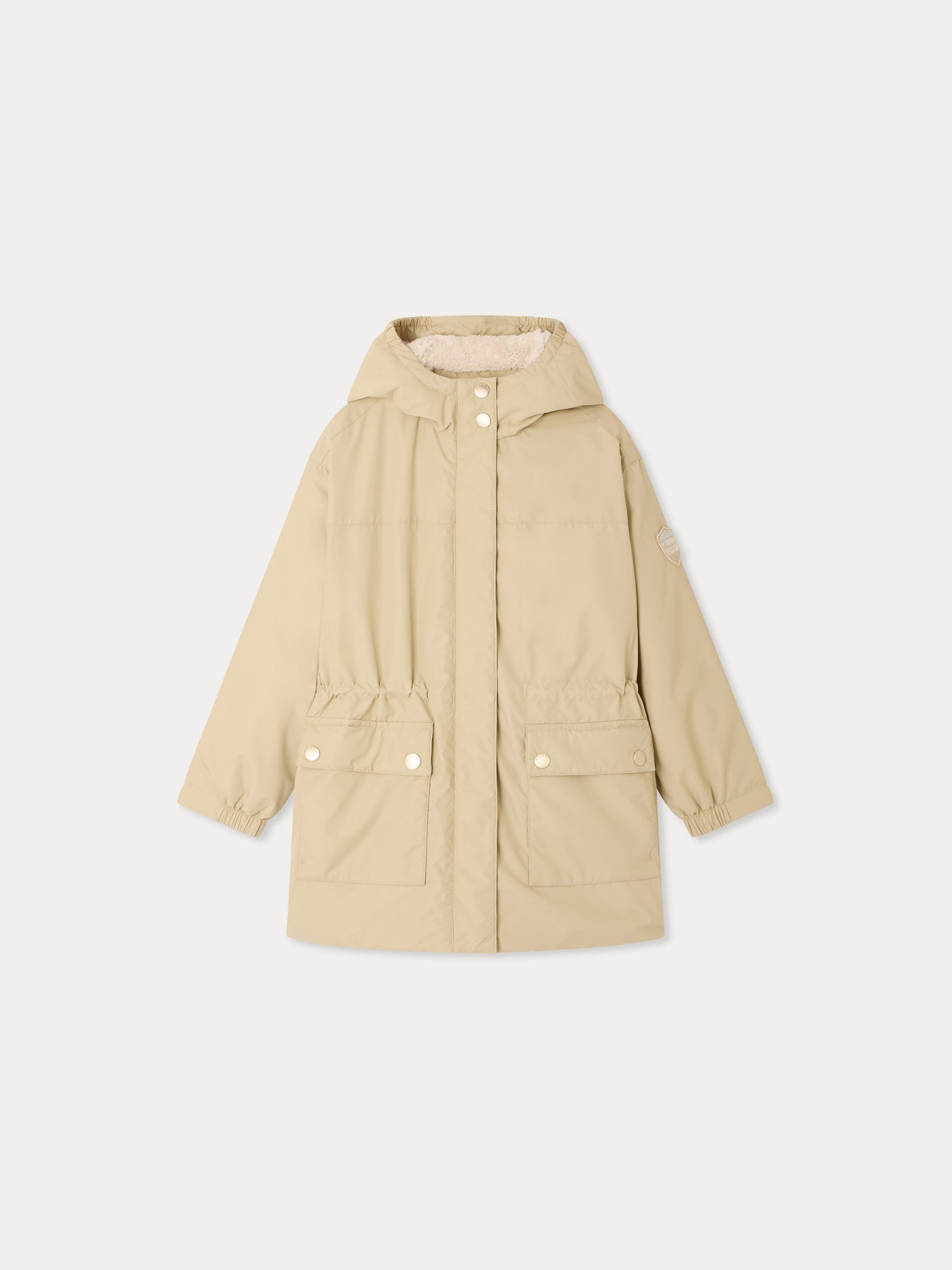 Monica water-repellent parka lined with faux fur