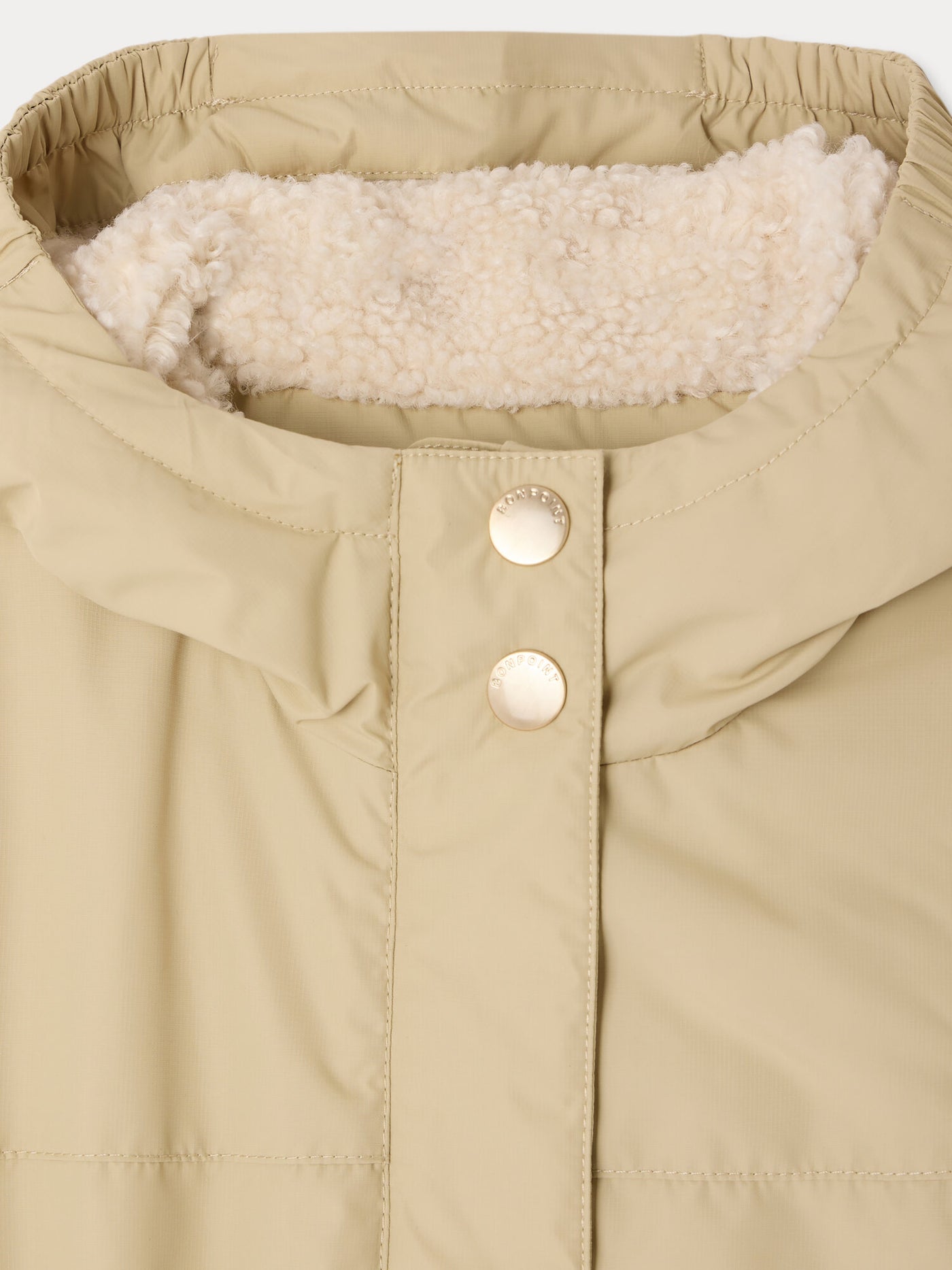 Monica water-repellent parka lined with faux fur