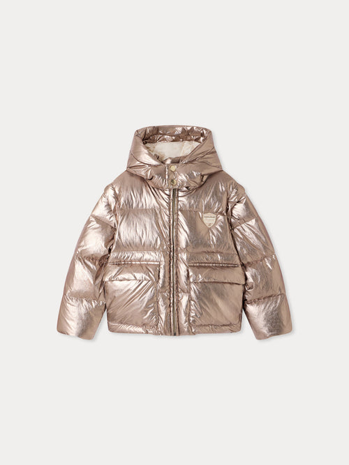 Maiwenn padded jacket with removable sleeves and hood