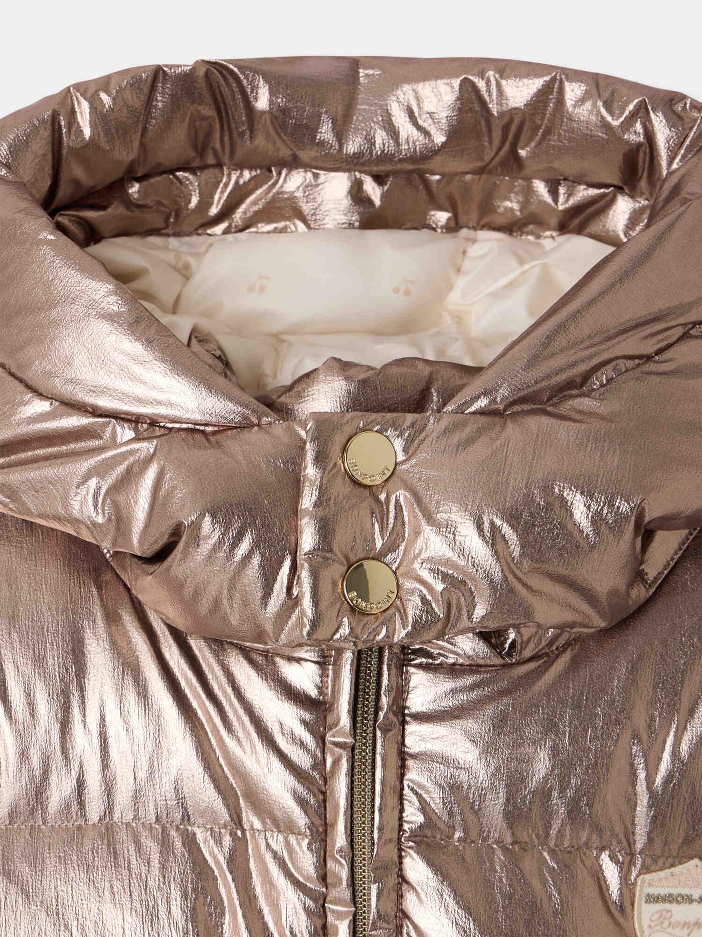 Maiwenn padded jacket with removable sleeves and hood