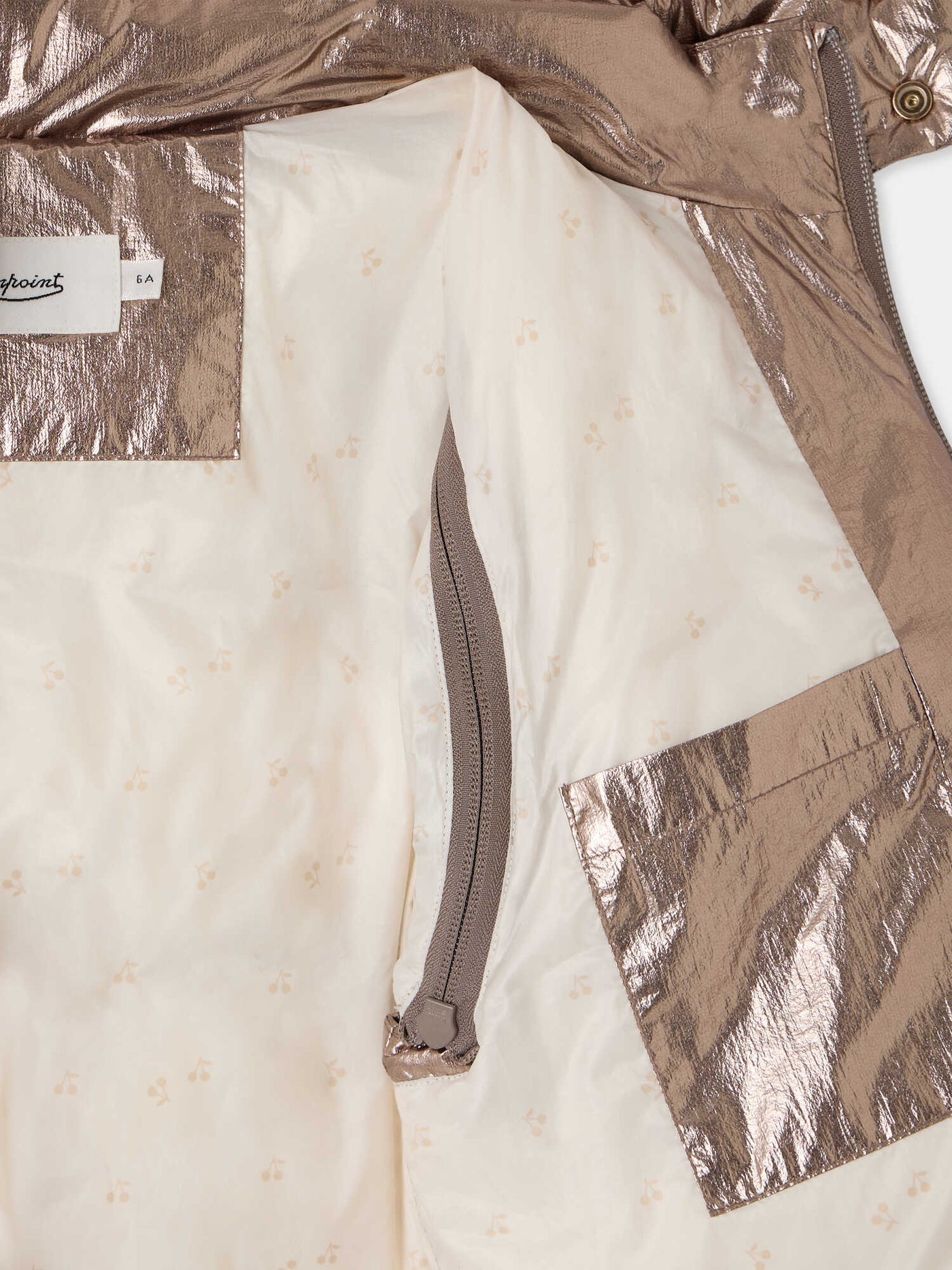 Maiwenn padded jacket with removable sleeves and hood