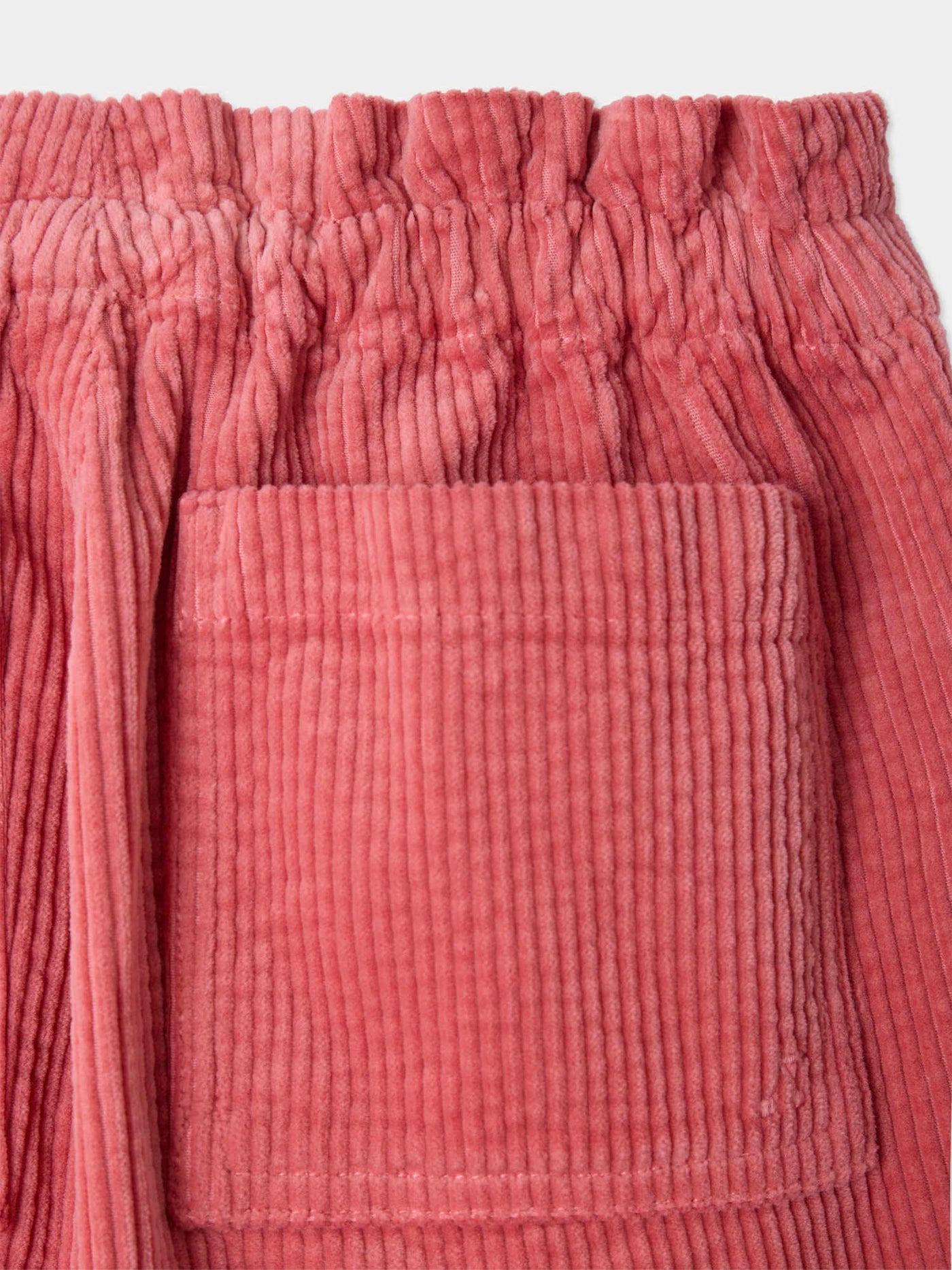 July trousers in pink organic cotton velvet