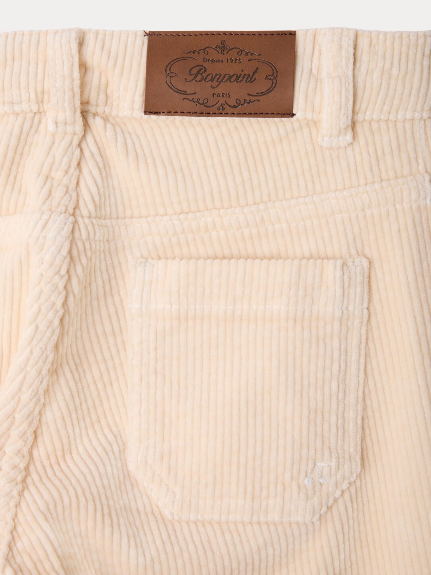 Minalie organic cotton velvet trousers