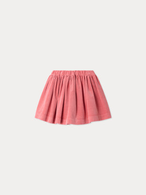 Suzon skirt in organic cotton velvet