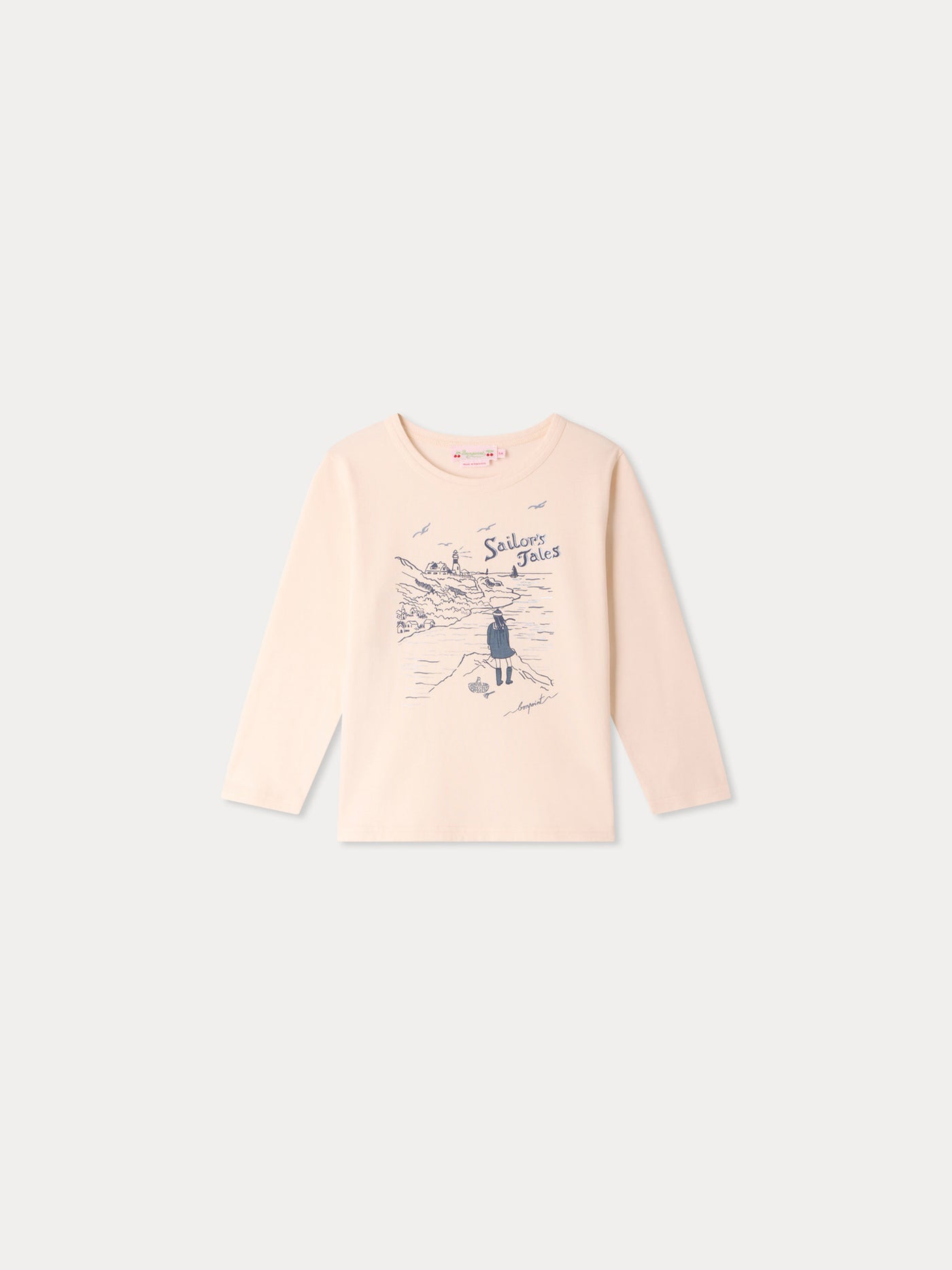 Magali T-shirt with Sailor's Tales print in organic cotton