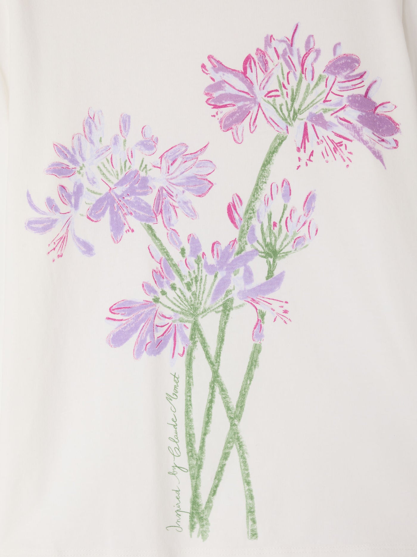 Bonpoint x MoMA Gracieuse t-shirt with flower print in organic cotton