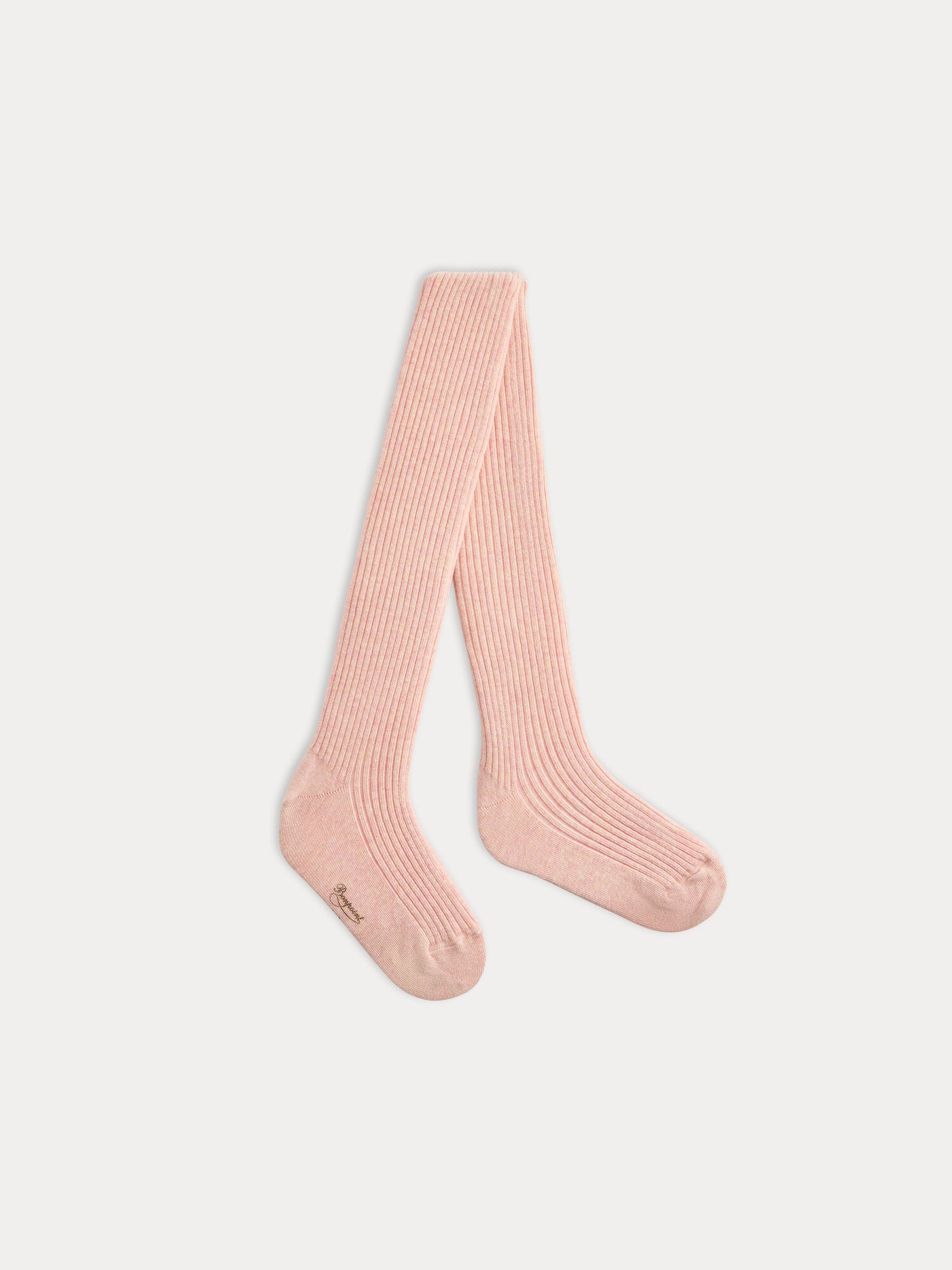 Thomina pink ribbed tights