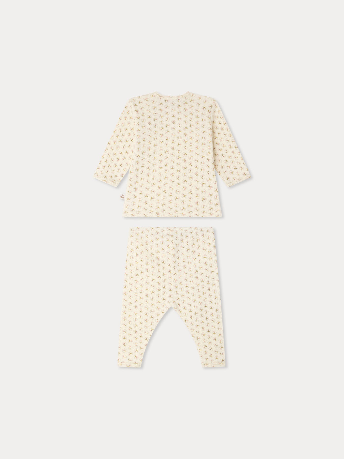 Timao set with cherry print in Organic Cotton