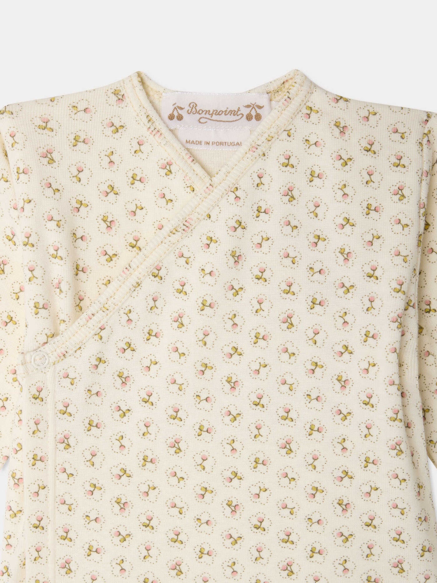 Timao set with cherry print in Organic Cotton