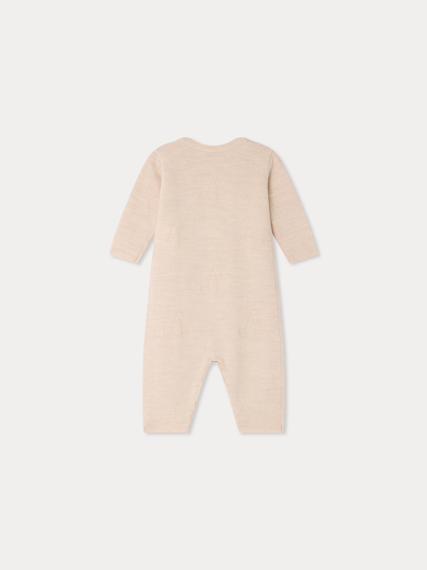 Elin jumpsuit with raised cherry patterns