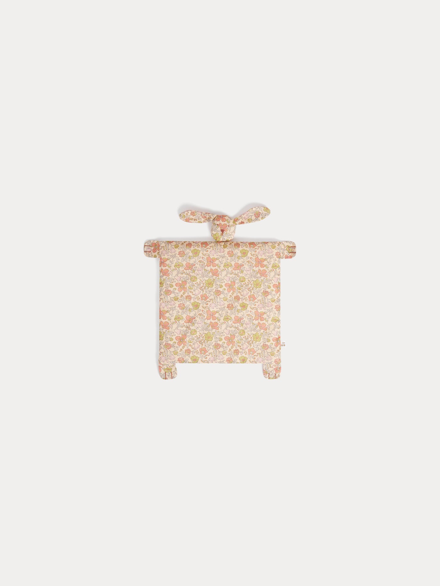 Mimou rabbit-head comforter in yellow Liberty fabric in organic cotton
