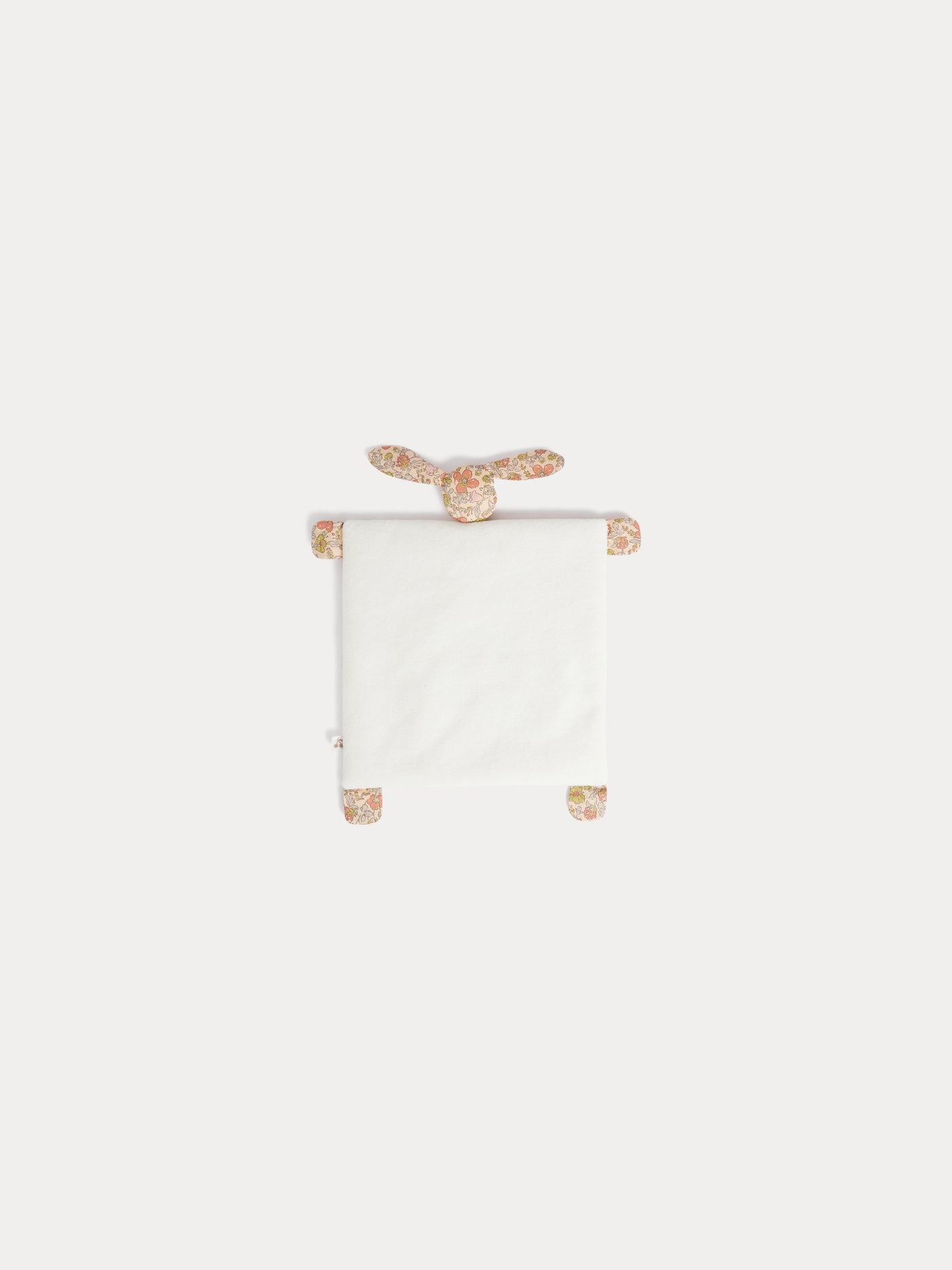 Mimou rabbit-head comforter in yellow Liberty fabric in organic cotton