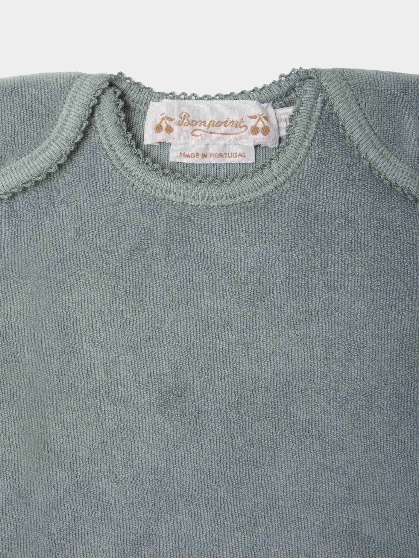Timi set in blue organic terry cotton