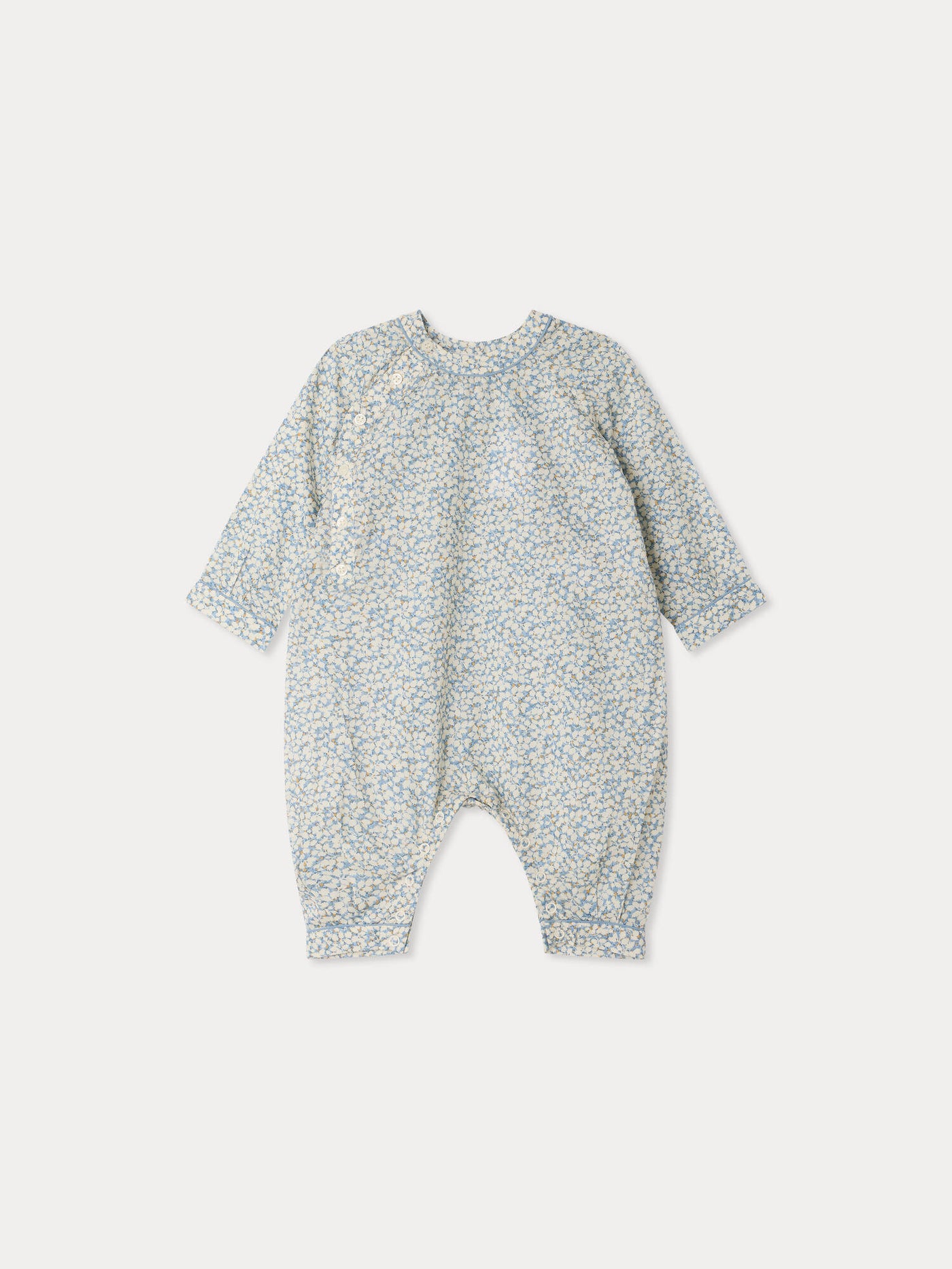 Mattou romper in Liberty organic cotton fabric