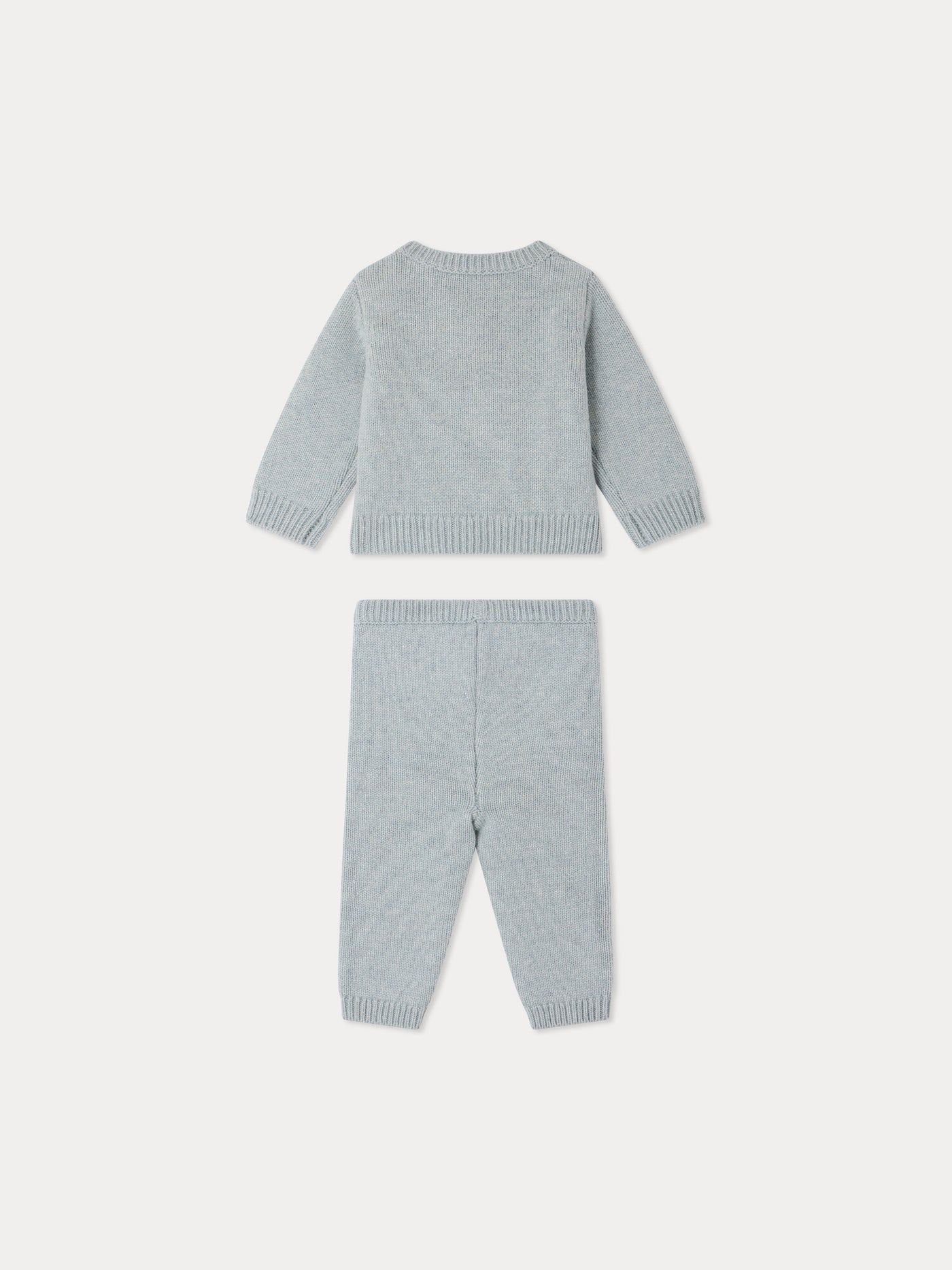 Leandre set with lighthouse motif in wool