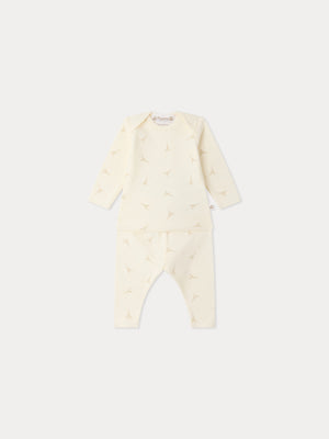 Timi set with Eiffel Tower print in organic cotton