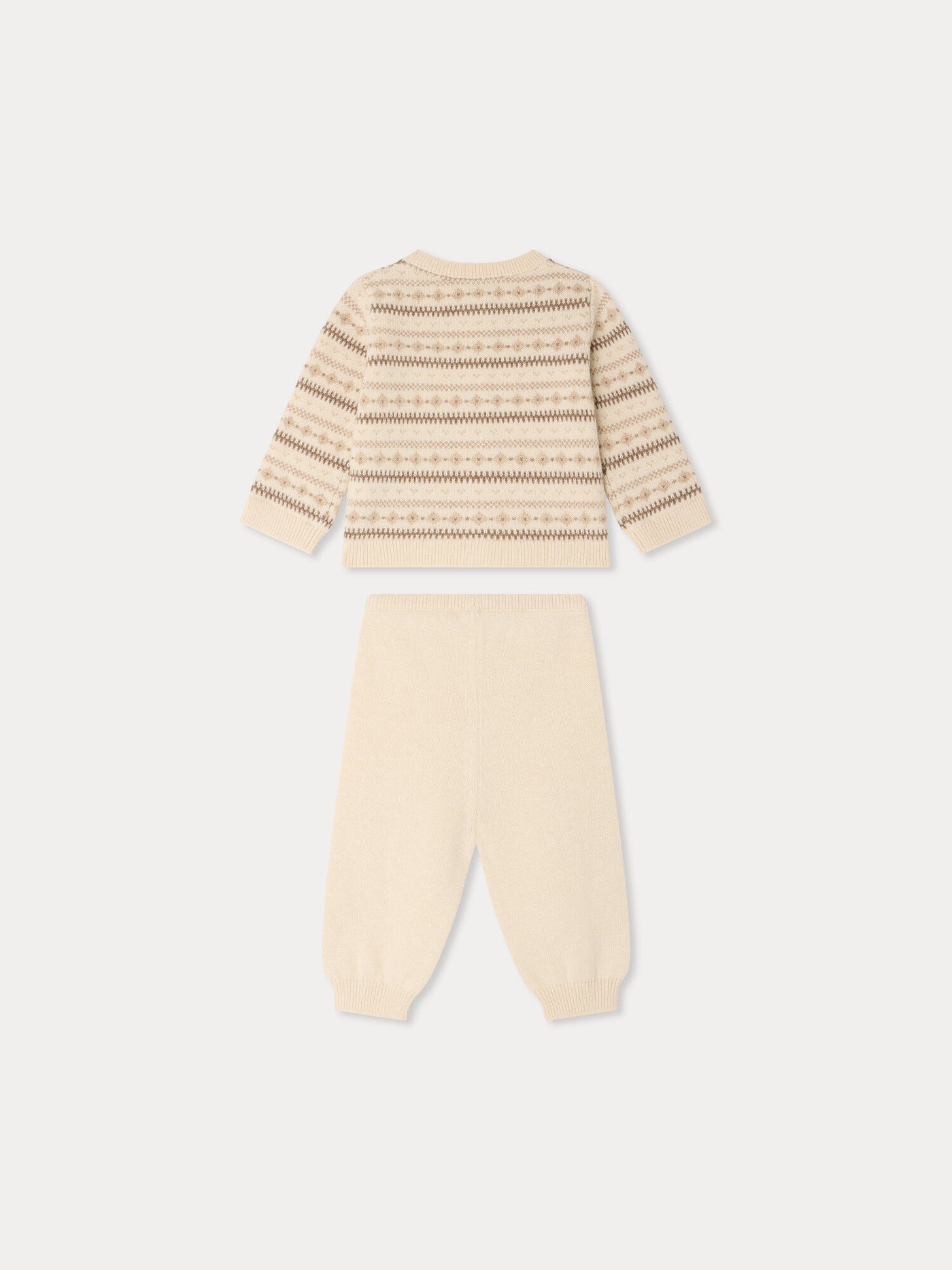 Grifin round neck jacquard set